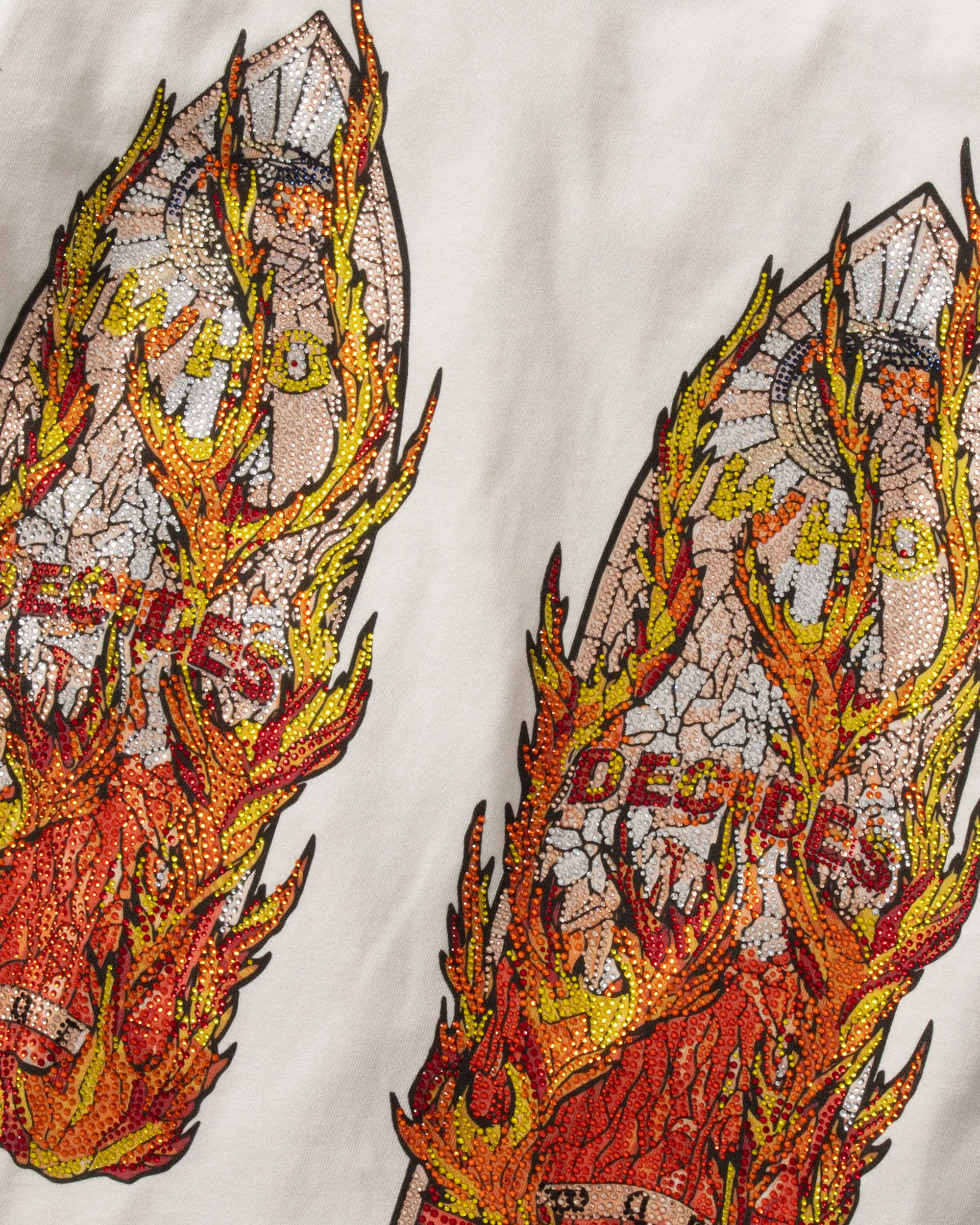 RHINESTONE FLAME GLASS JERSEY - Image 6