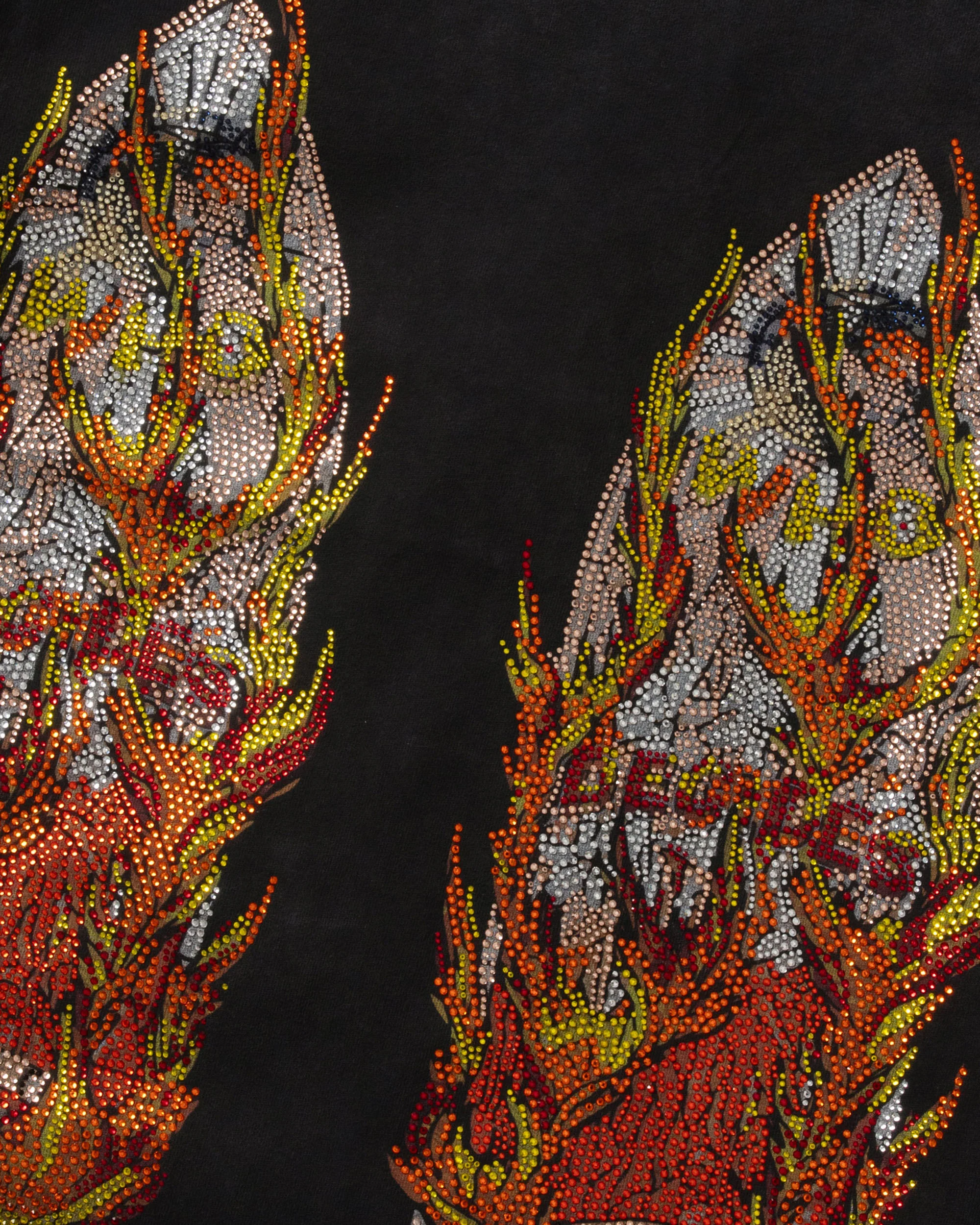 RHINESTONE FLAME GLASS JERSEY - Image 6