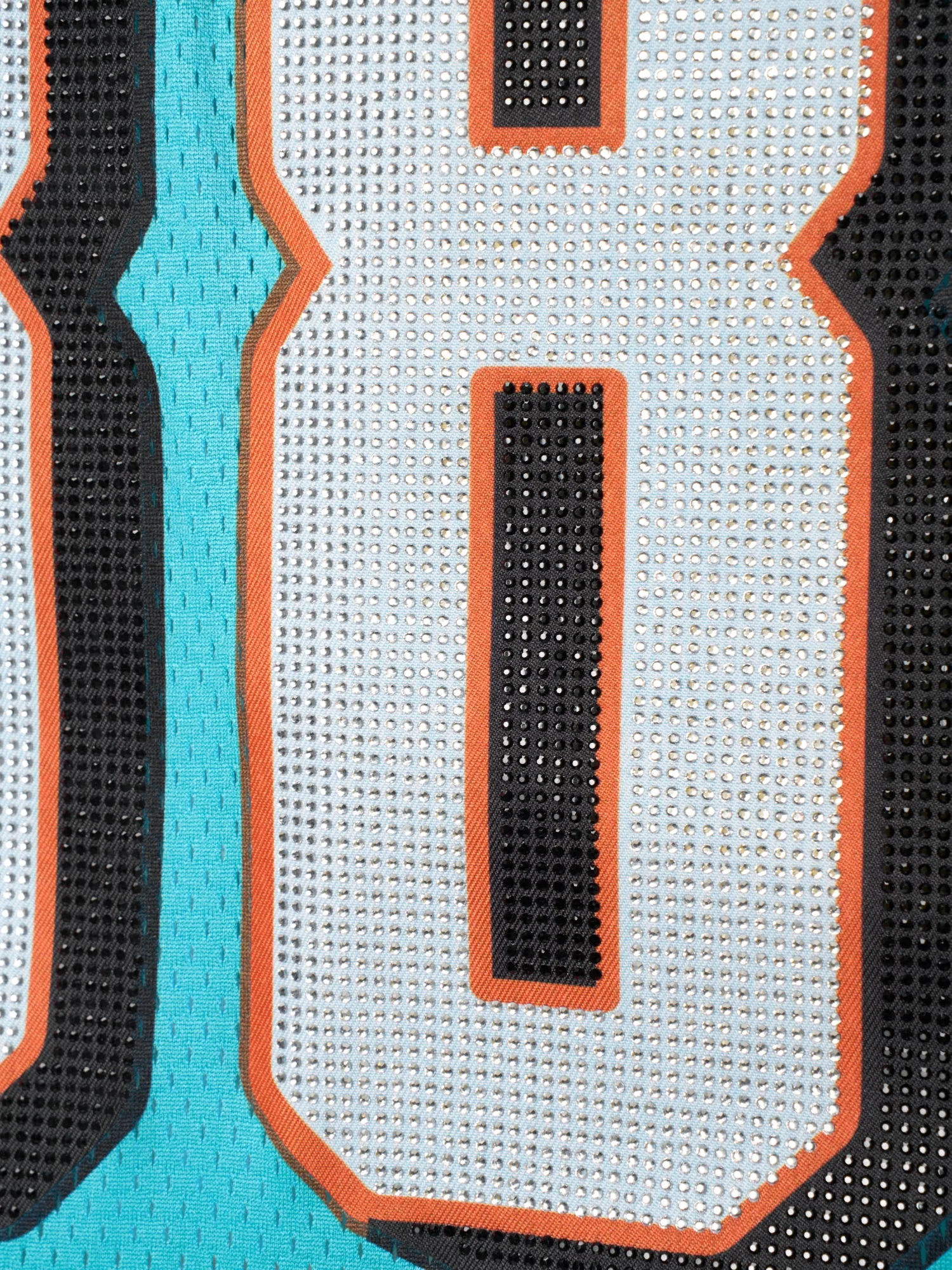RHINESTONE FOOTBALL JERSEY - BLUE - Image 18