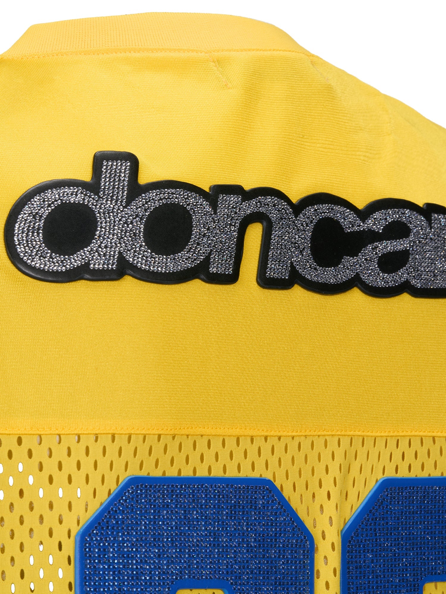 RHINESTONE FOOTBALL JERSEY - YELLOW - Image 13