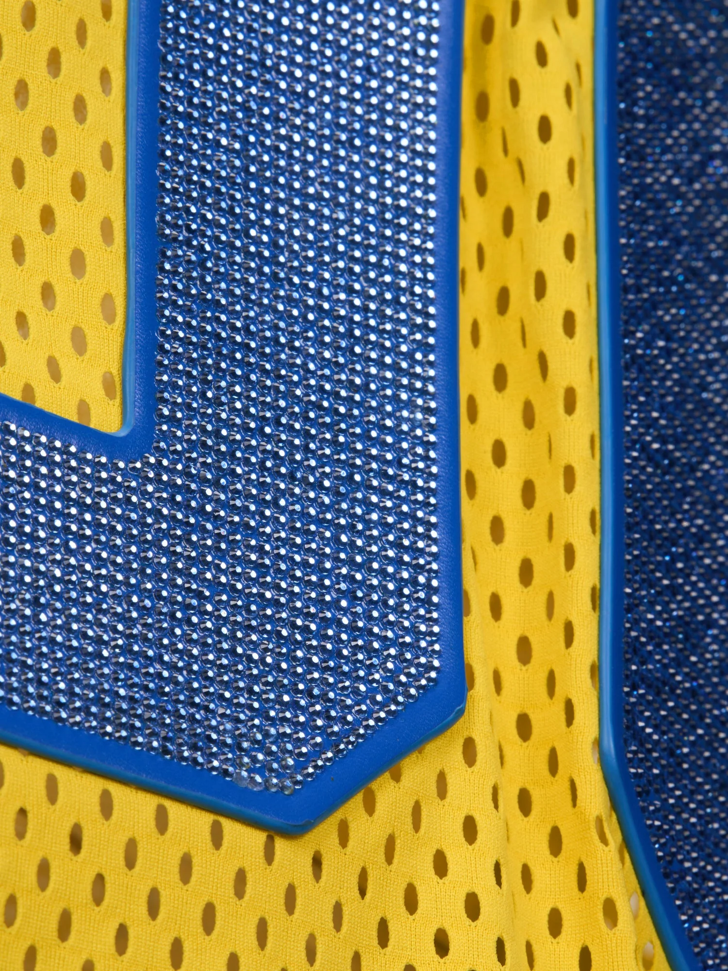 RHINESTONE FOOTBALL JERSEY - YELLOW - Image 15