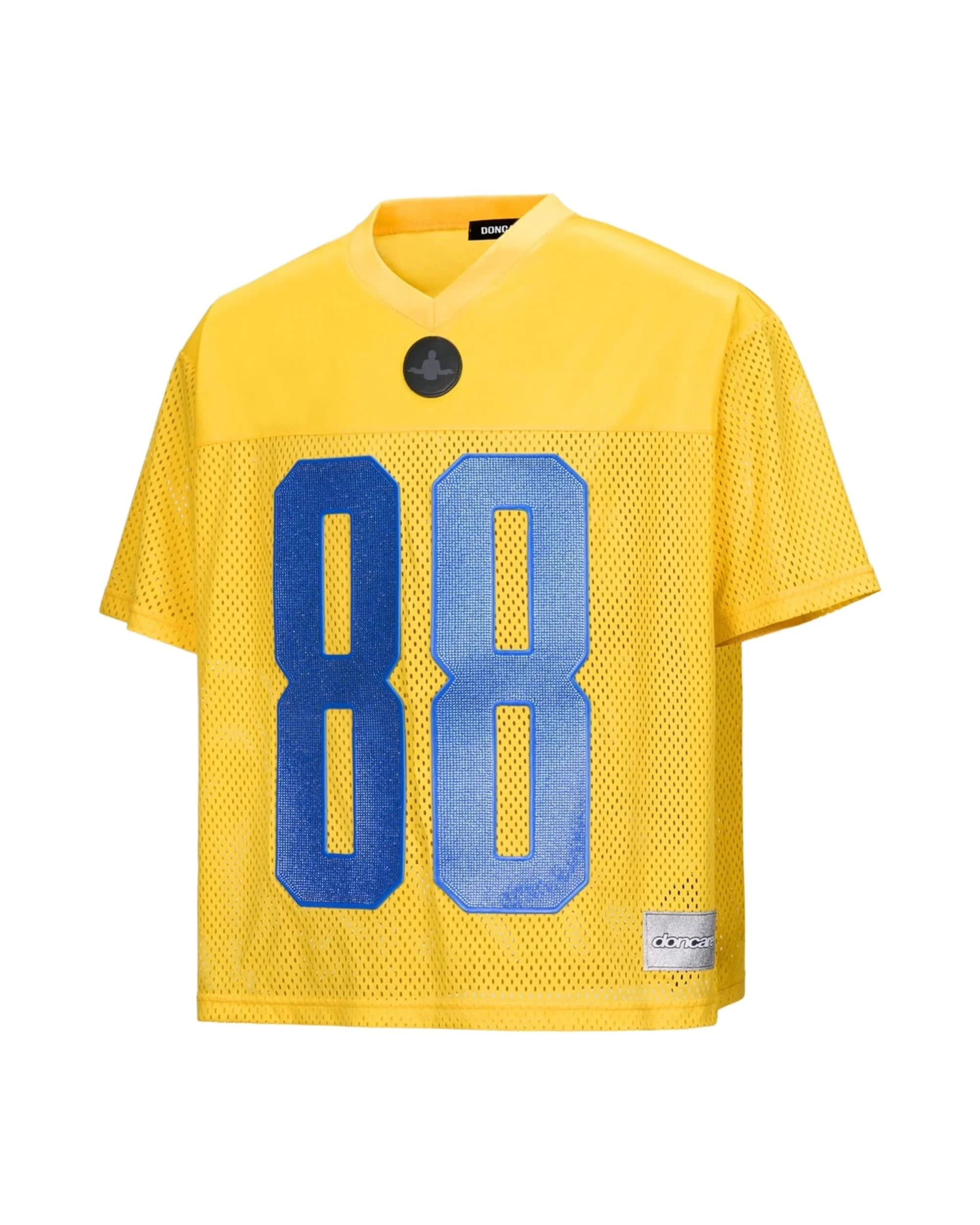 RHINESTONE FOOTBALL JERSEY - YELLOW - Image 2