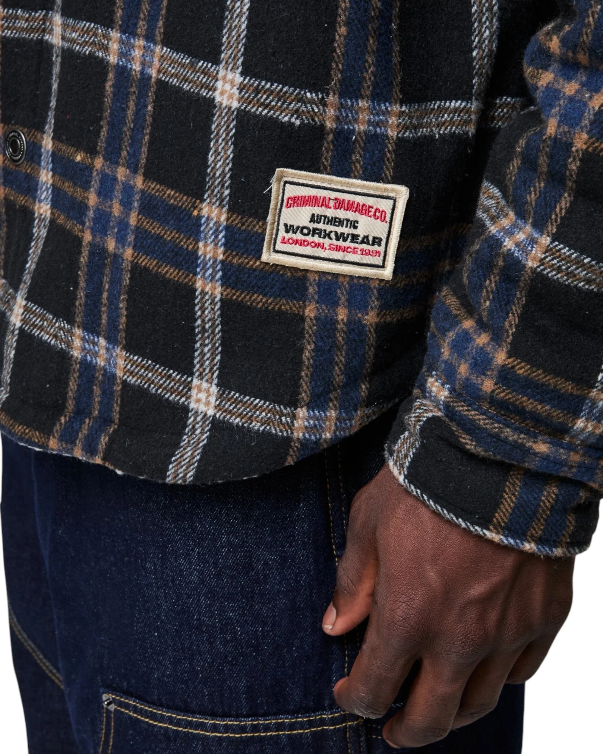 RICHMOND CHECK SHERPA SHIRT JACKET - Image 10