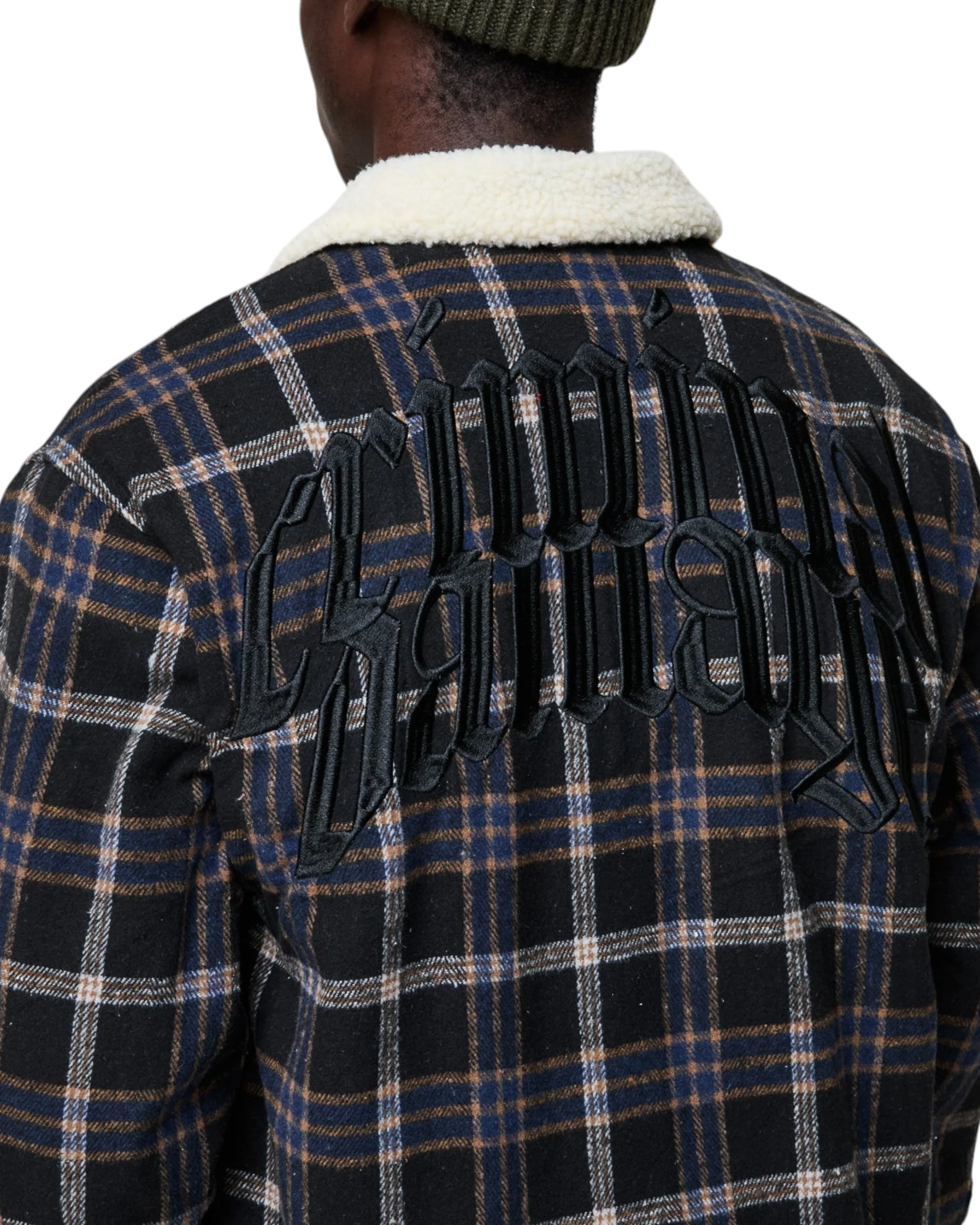 RICHMOND CHECK SHERPA SHIRT JACKET - Image 11