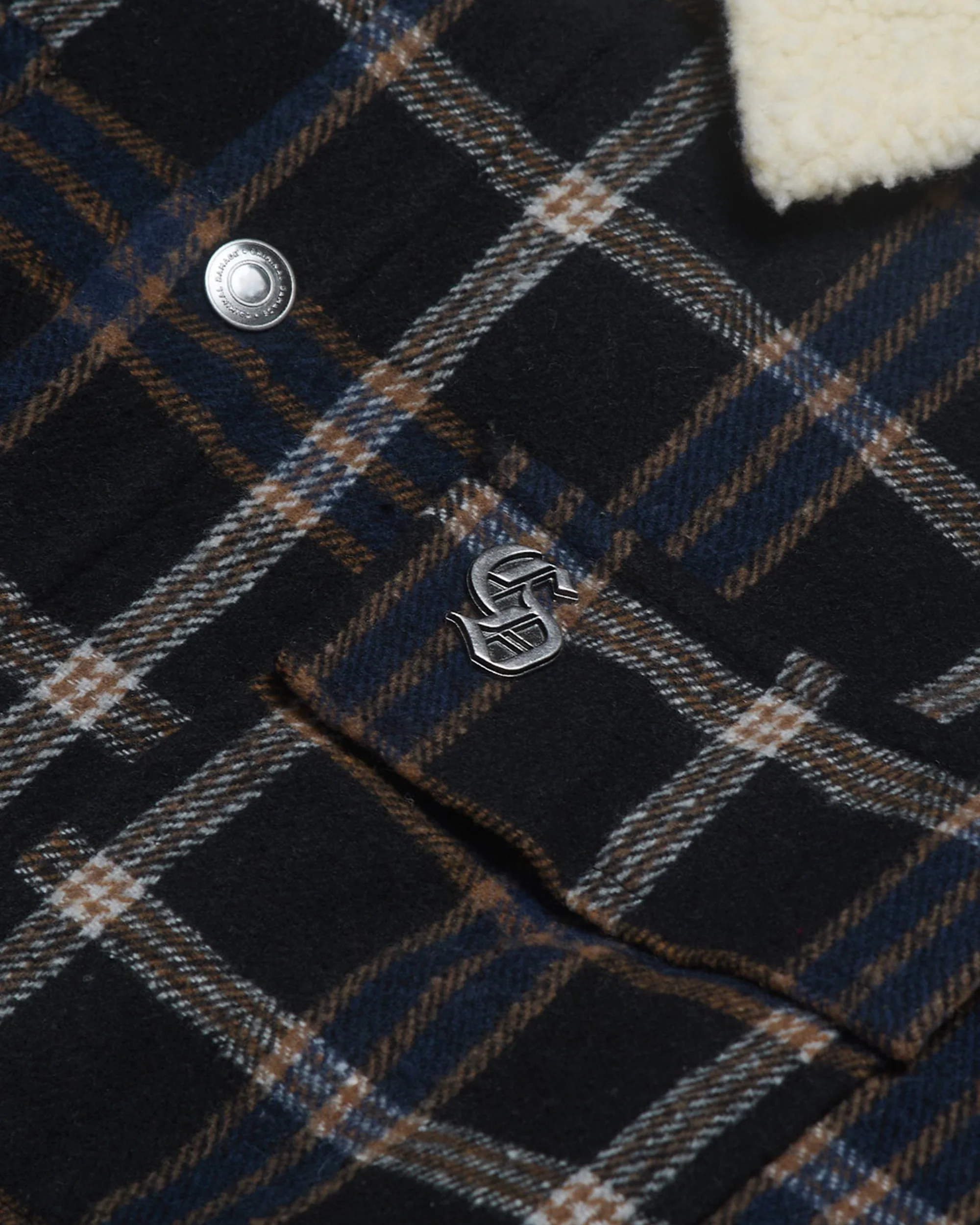 RICHMOND CHECK SHERPA SHIRT JACKET - Image 12