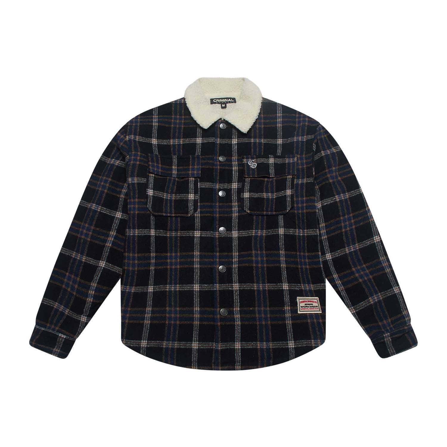 RICHMOND CHECK SHERPA SHIRT JACKET - Image 13