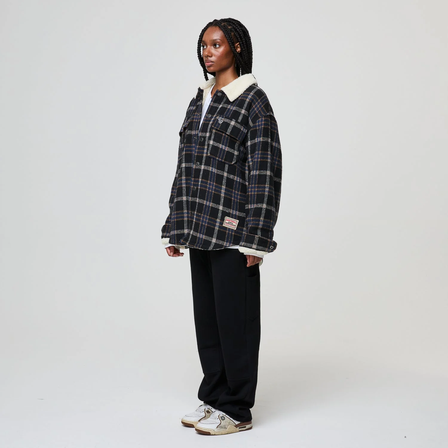 RICHMOND CHECK SHERPA SHIRT JACKET - Image 20