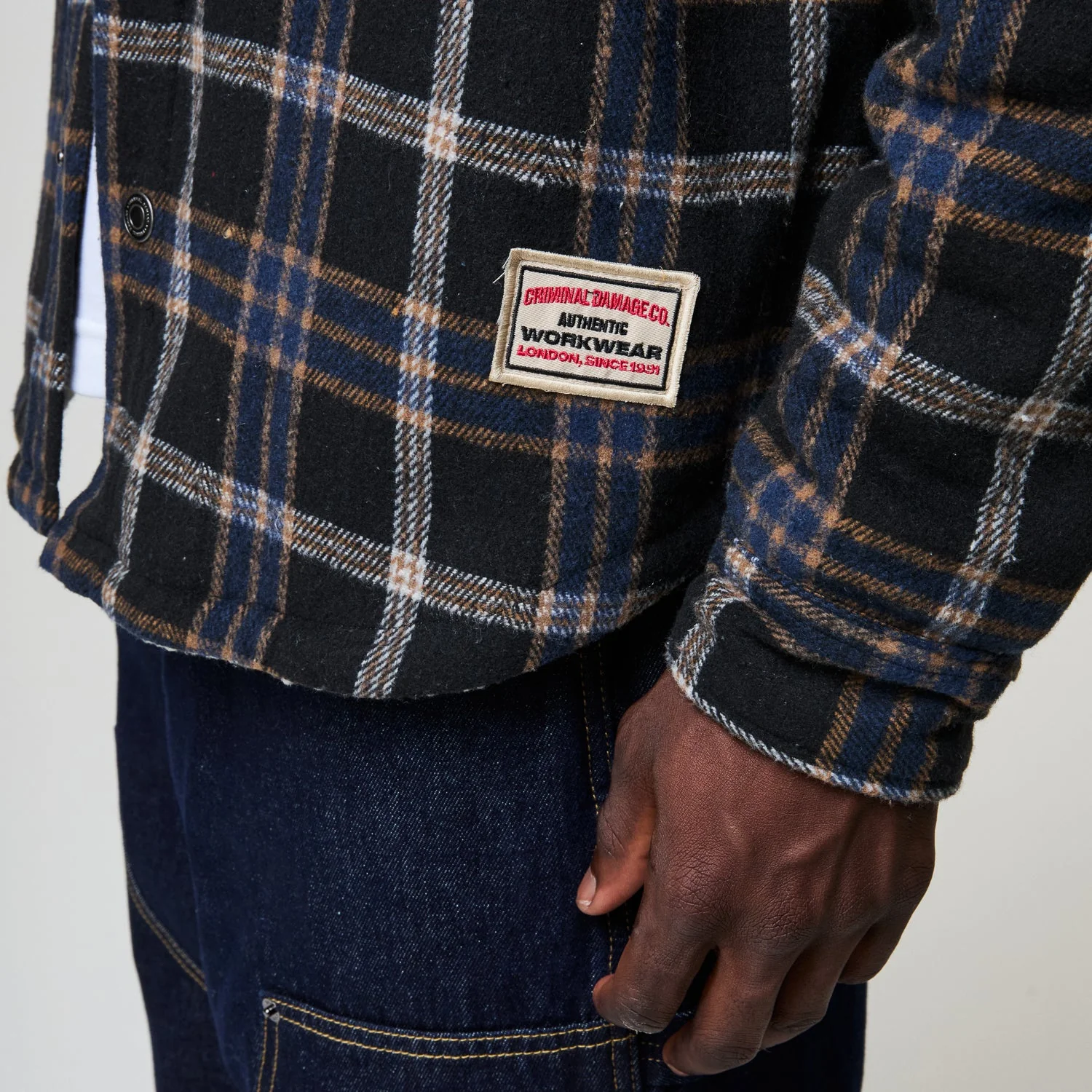 RICHMOND CHECK SHERPA SHIRT JACKET - Image 24