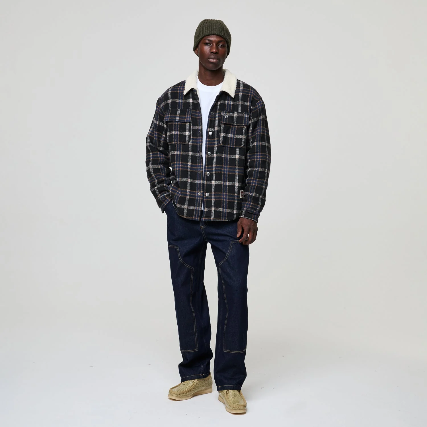 RICHMOND CHECK SHERPA SHIRT JACKET - Image 25
