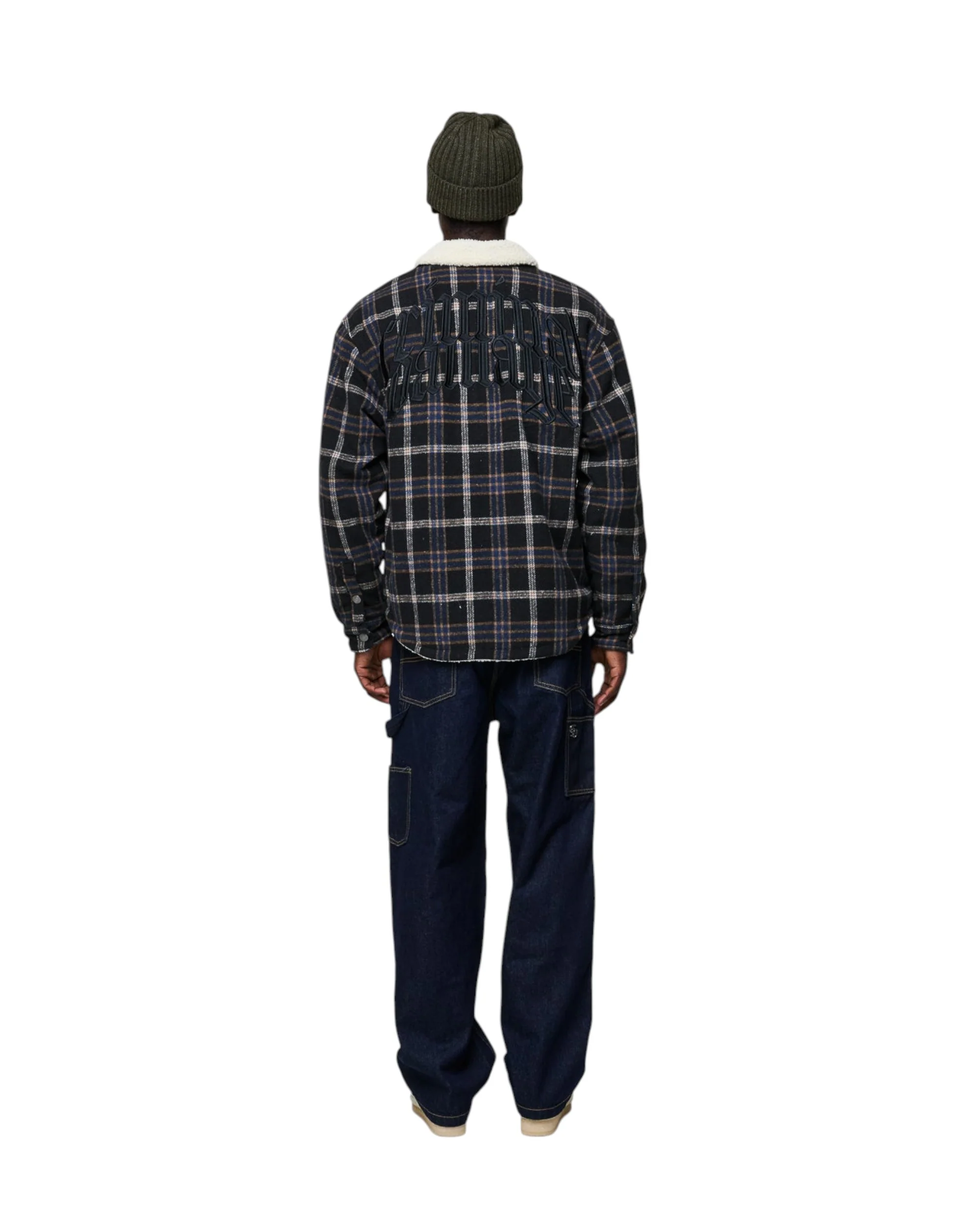 RICHMOND CHECK SHERPA SHIRT JACKET - Image 3