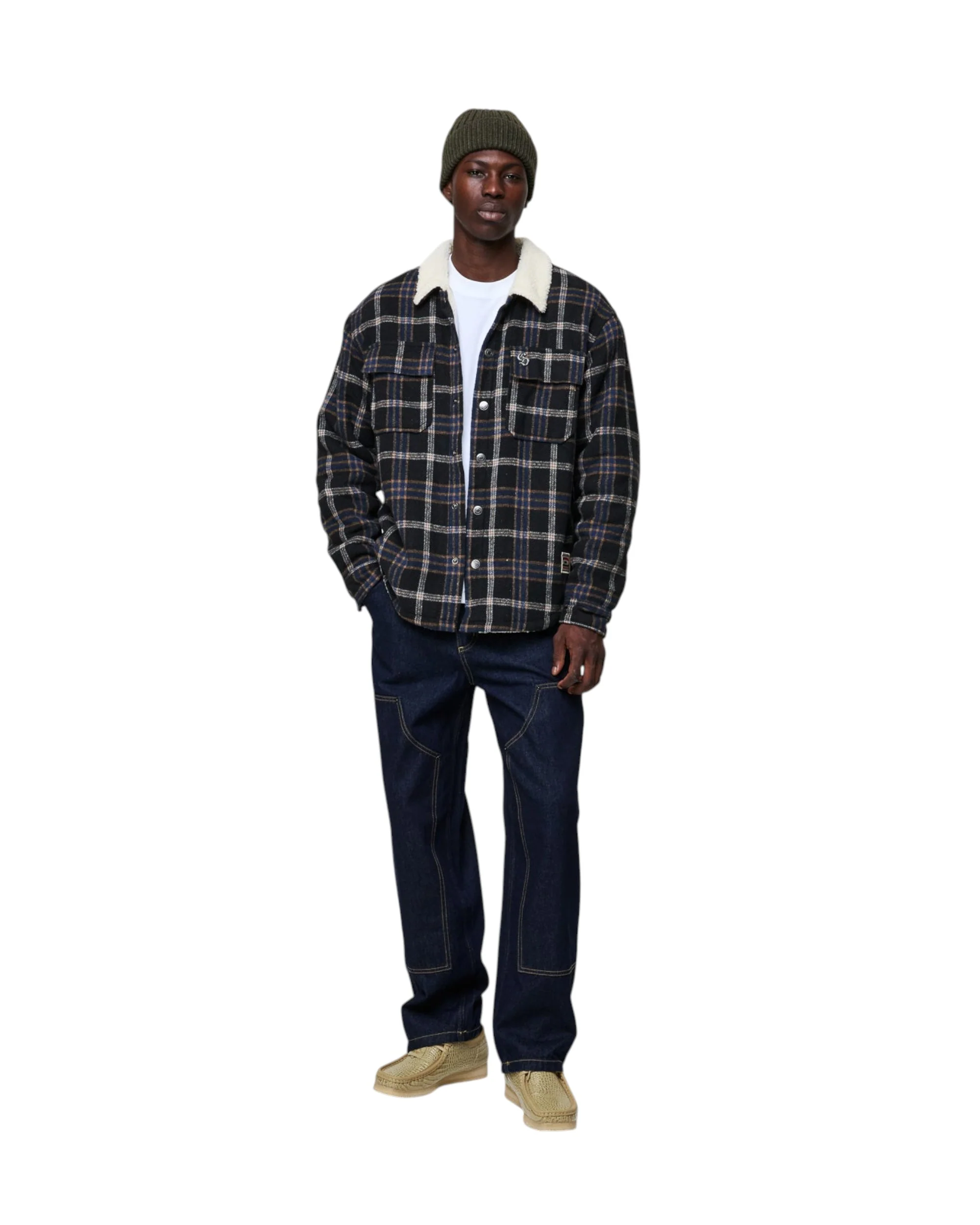 RICHMOND CHECK SHERPA SHIRT JACKET - Image 4