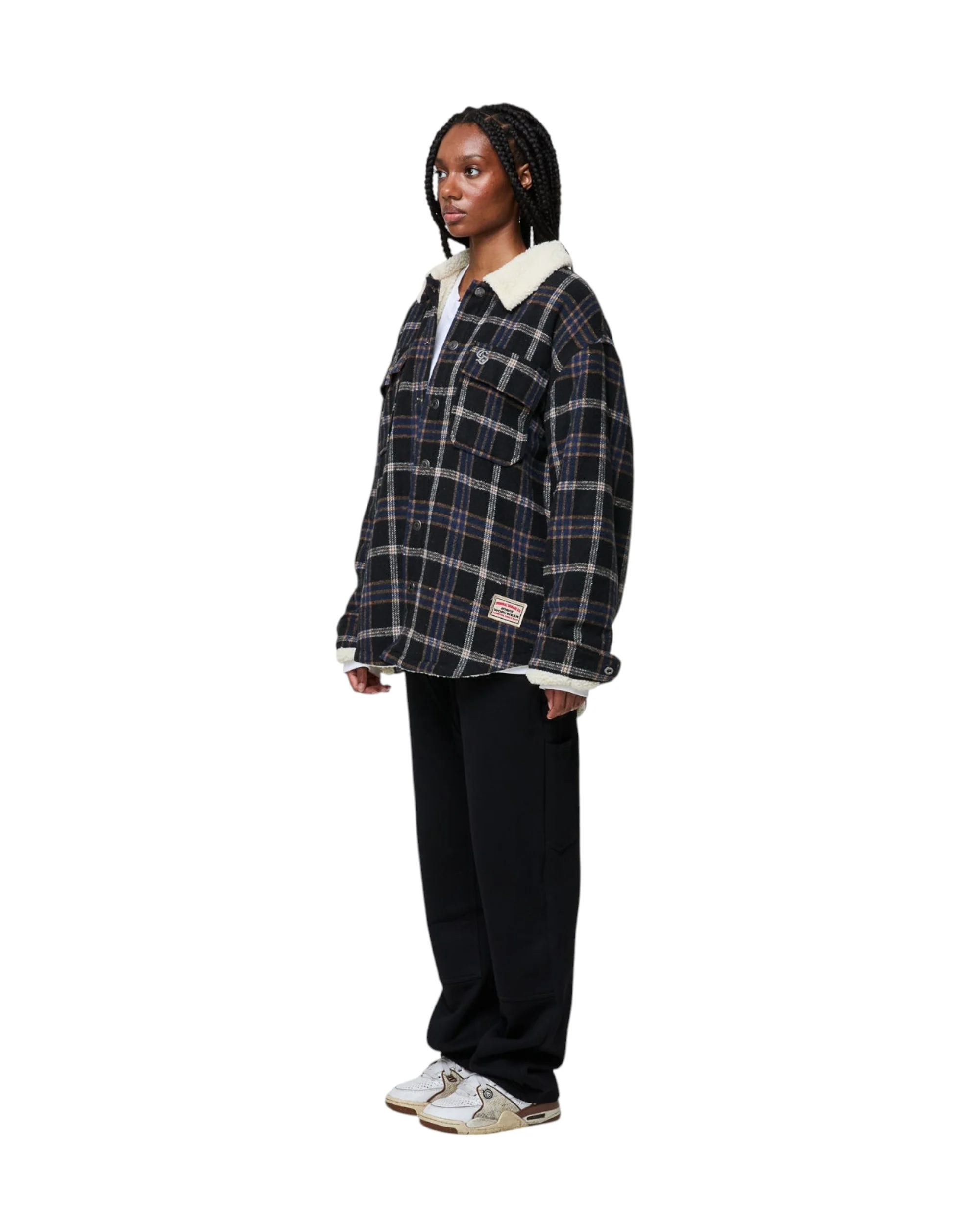 RICHMOND CHECK SHERPA SHIRT JACKET - Image 7