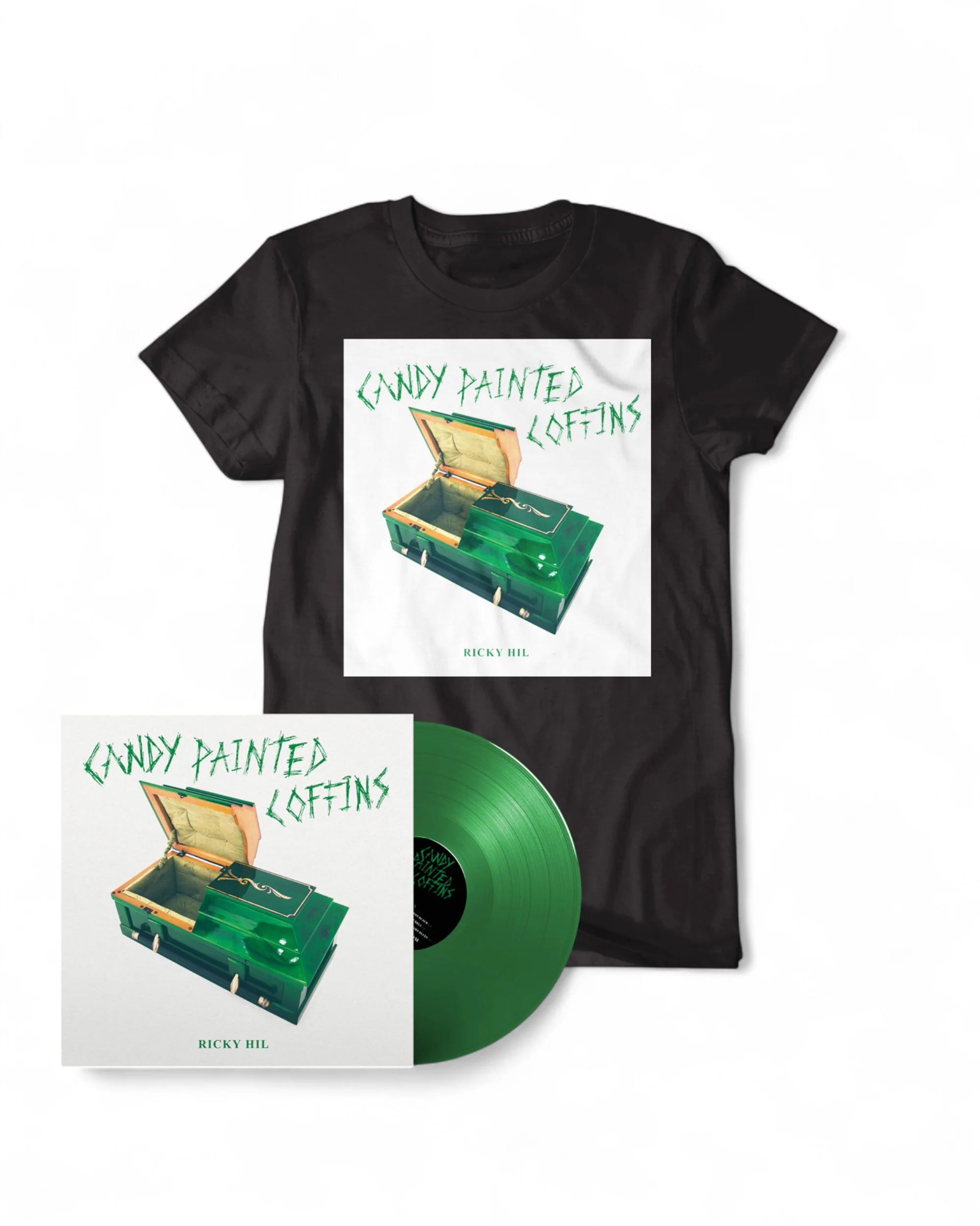 Ricky Hil - T-shirt & Vinyl Bundle (Black)
