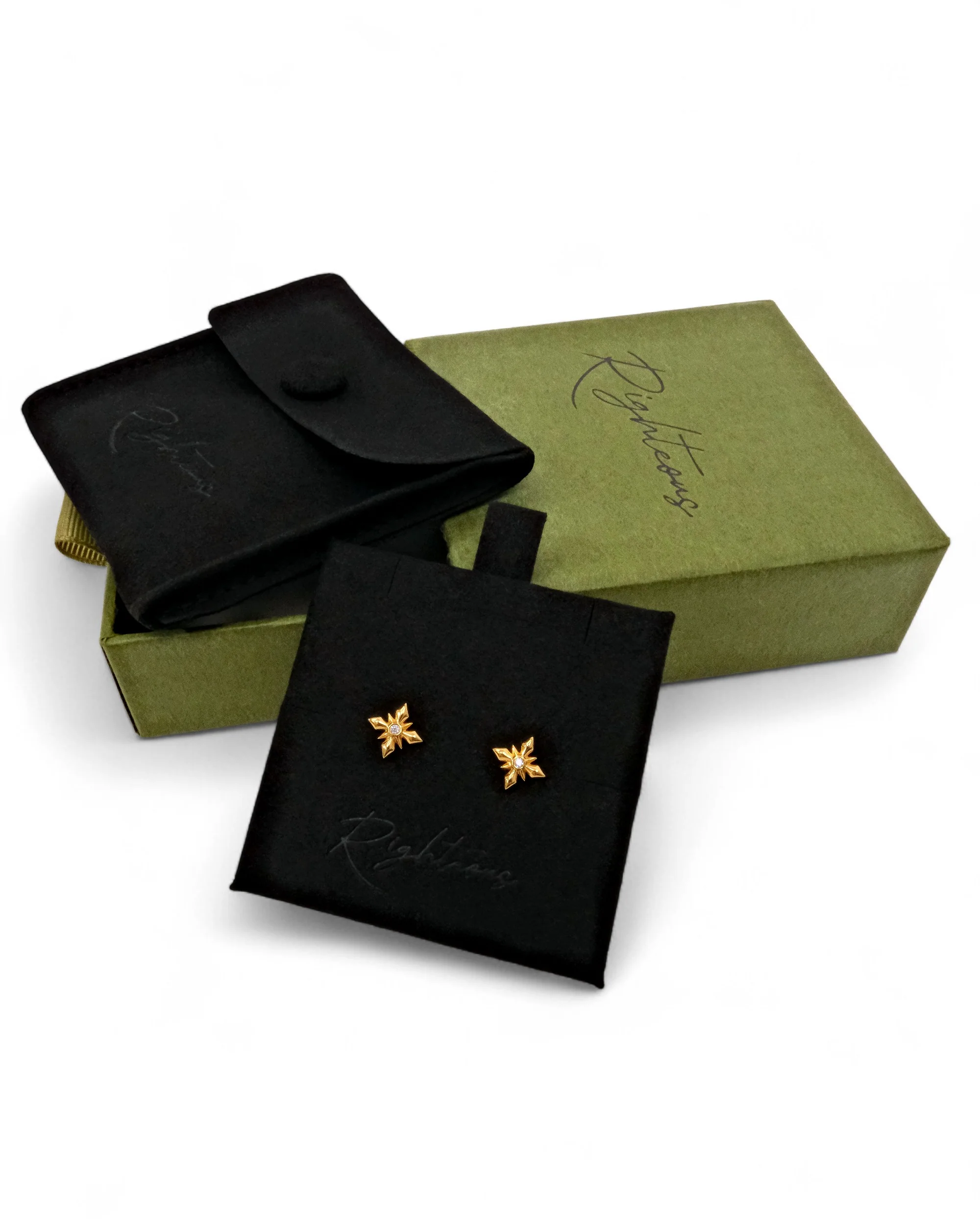 "Righteous" Earring (Gold) - Image 2