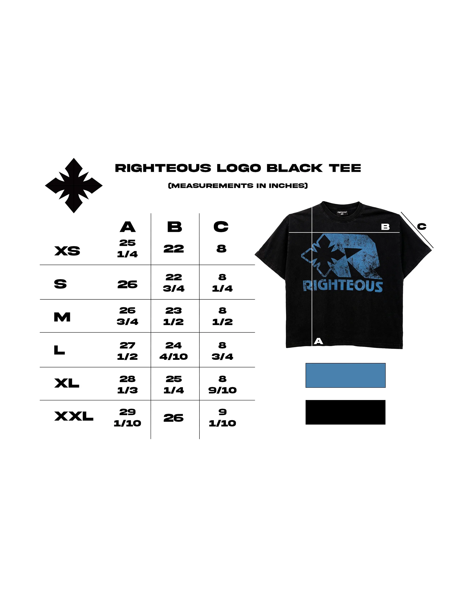 "Righteous Logo" Tee - Image 3