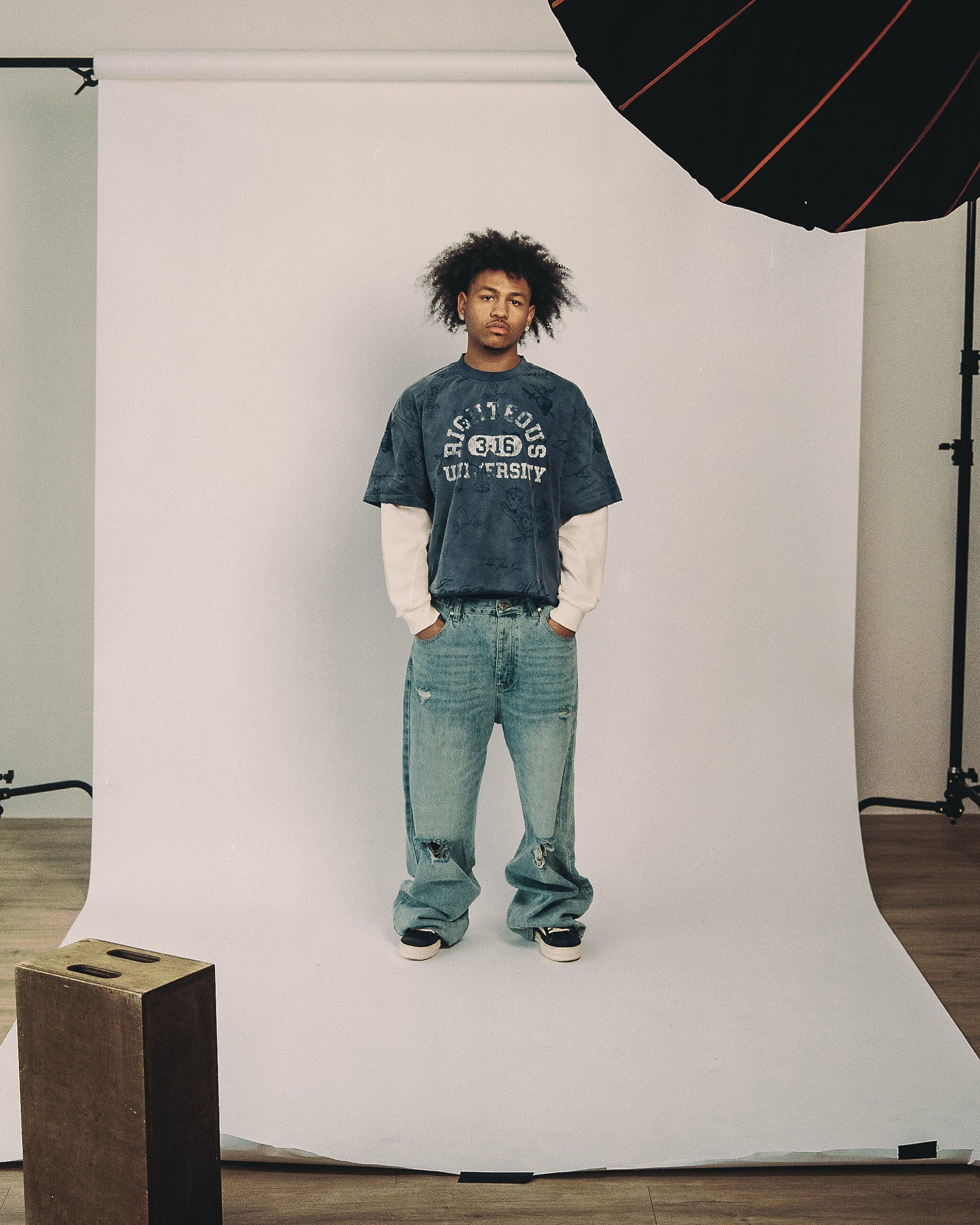 "Righteous University" Thermal L/S - Image 3
