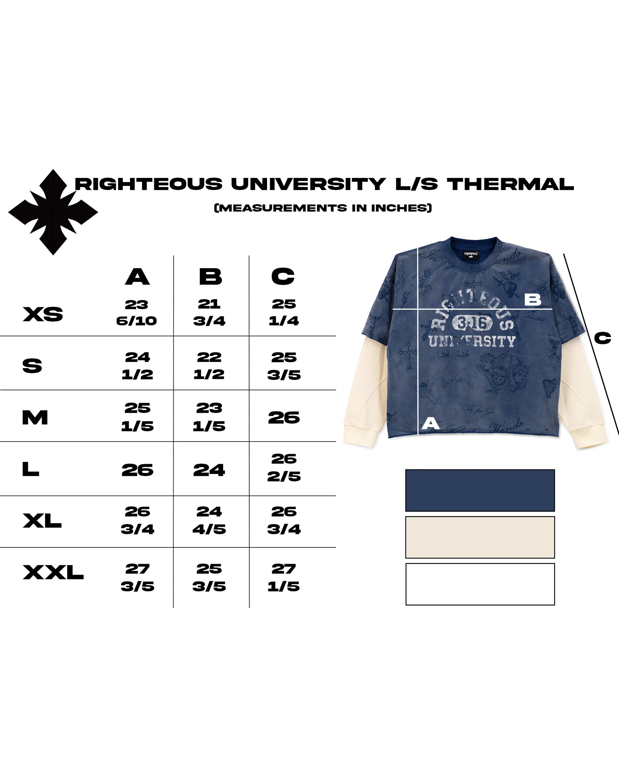 "Righteous University" Thermal L/S - Image 6