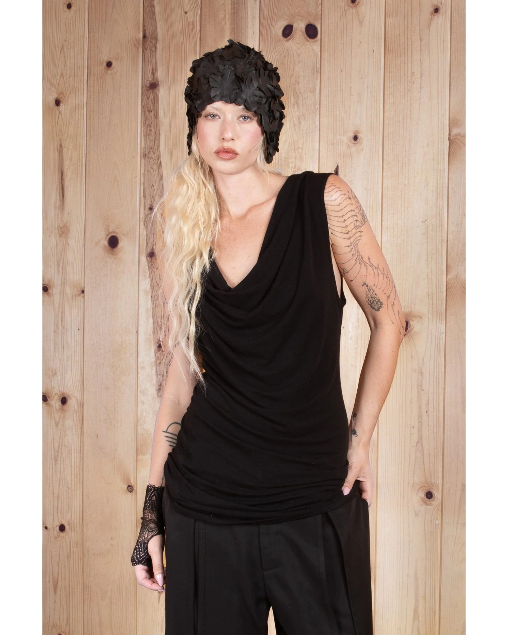RIPPLE TOP - BLACK - Image 5