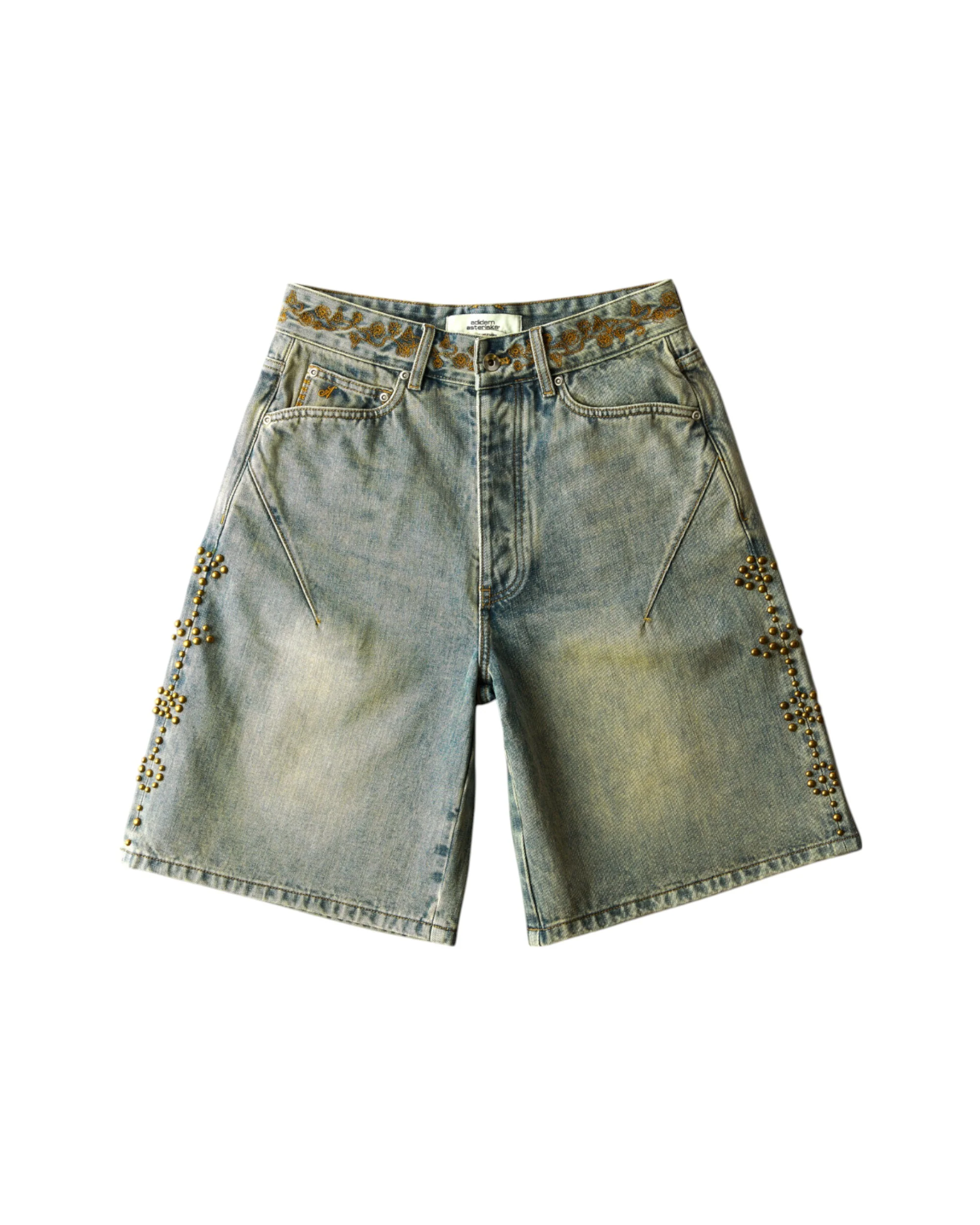 Rivet Chainstitch Selvedge Denim Shorts