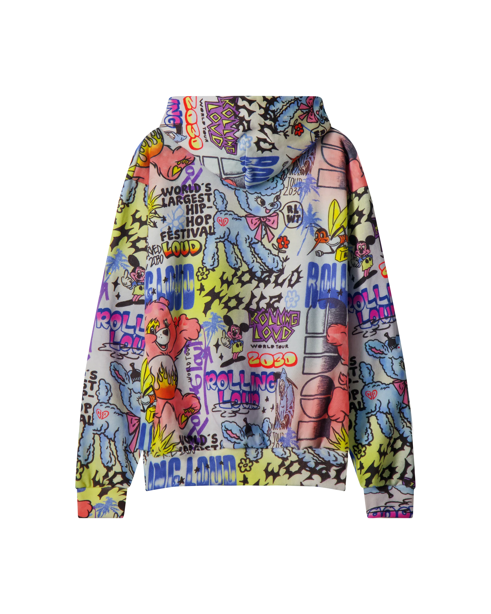 RL 2030 Sonic Swirl AOP TieDye PO Hoodie - Image 2