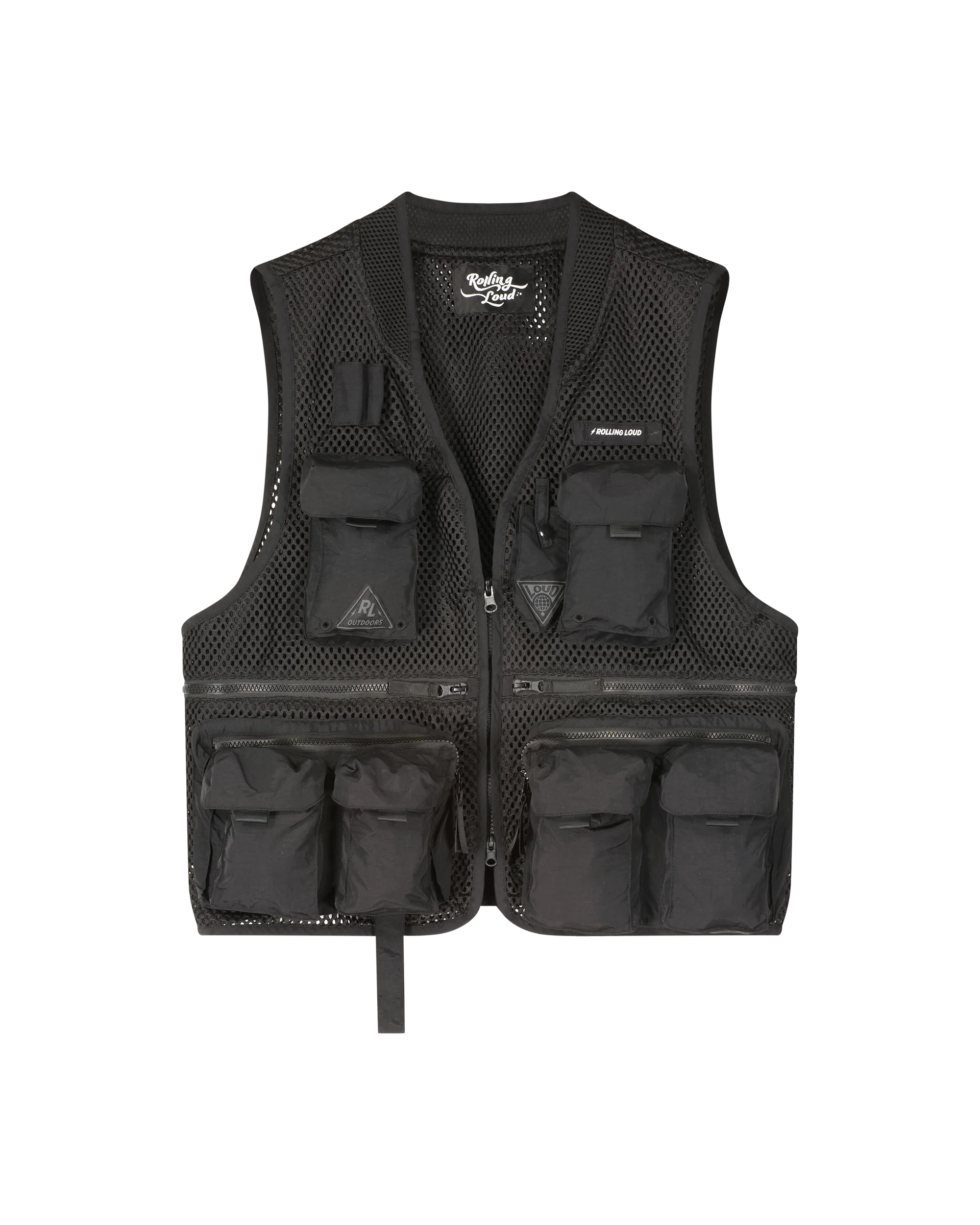 RL Black Mesh Tactical Vest