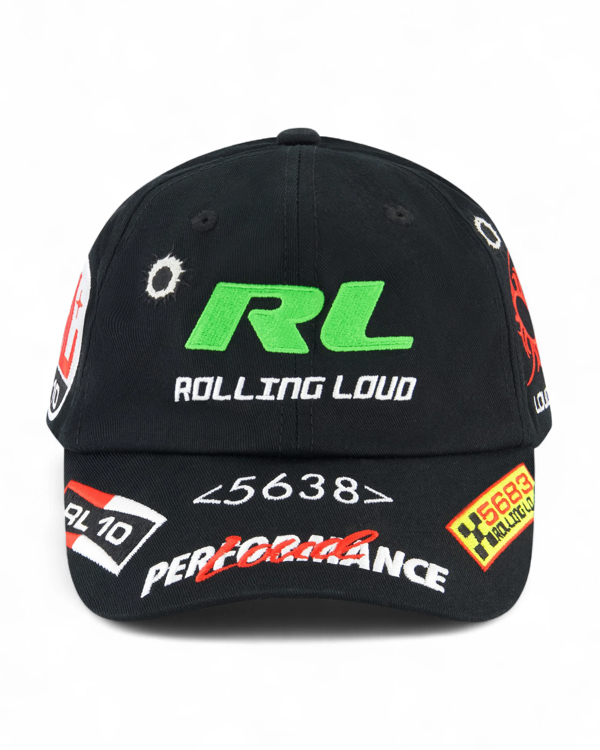 RL Black Patchwork Hat