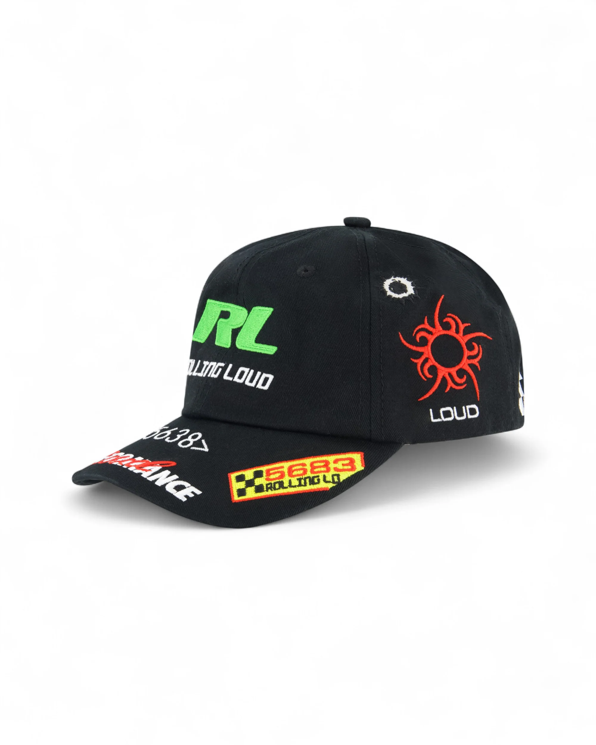 RL Black Patchwork Hat - Image 3