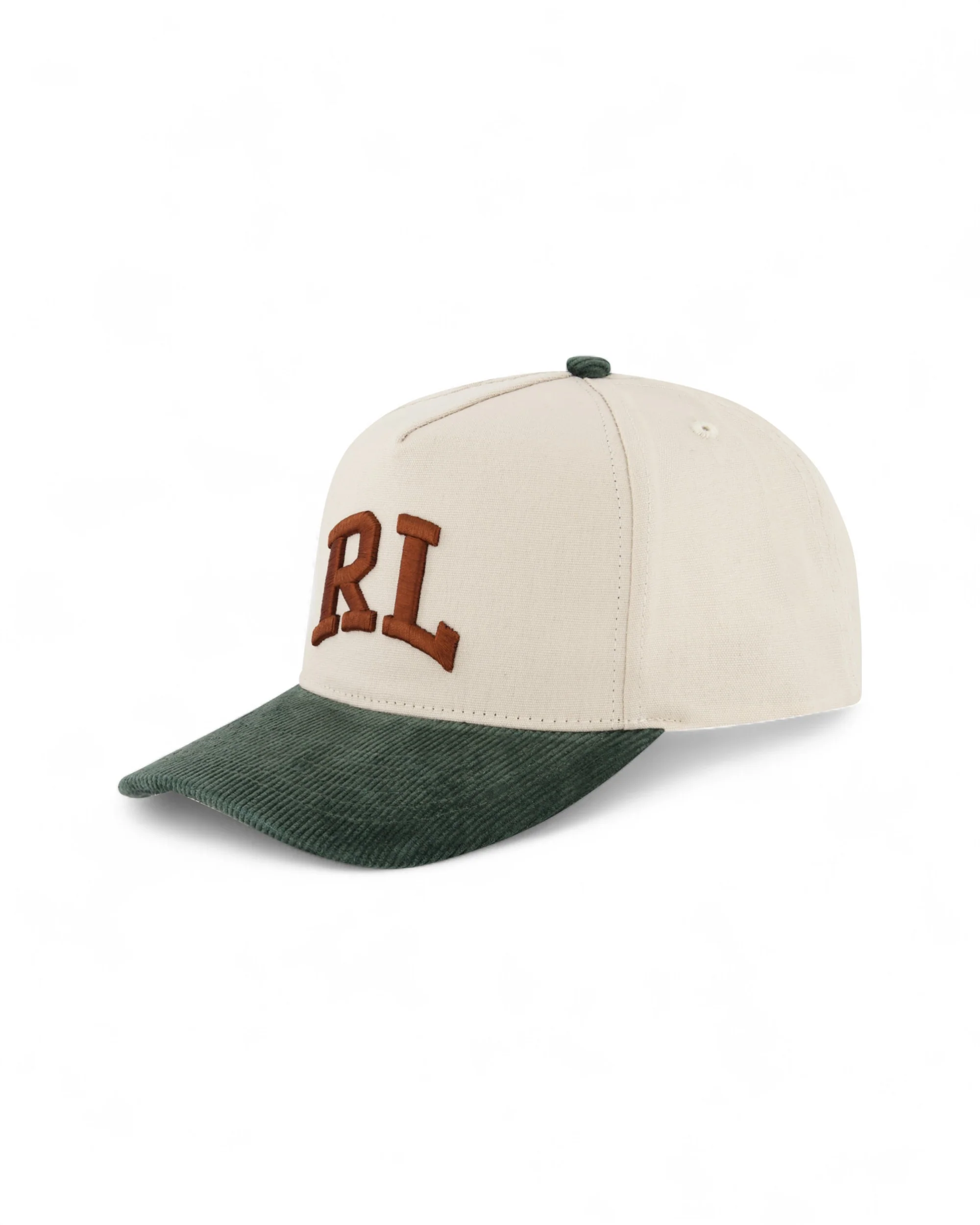RL Cream Corduroy Hat - Image 3