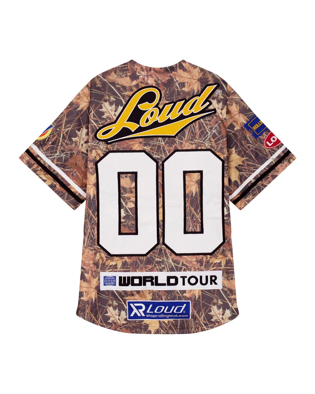RL World Tour Patched Camo Baseball Jersey - Image 2