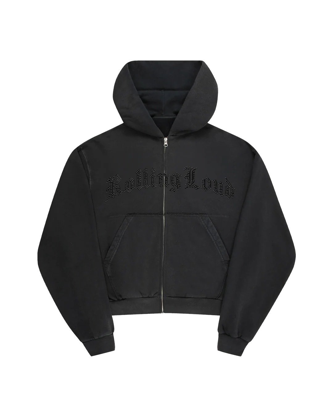 RL Worldwide Bling Black Zip Hoodie - Image 2