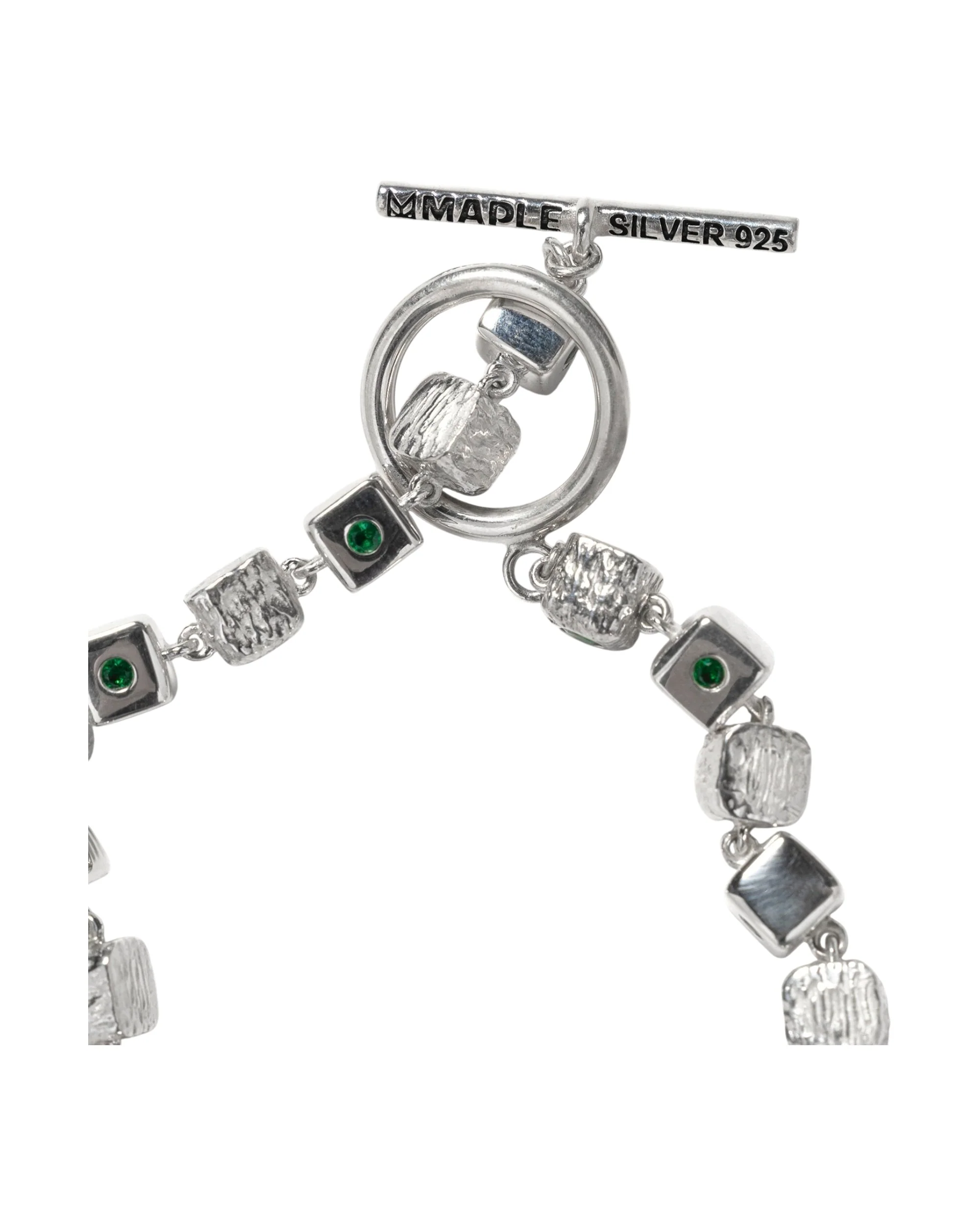 Romi's Bracelet (Silver 925/Emerald) - Image 2