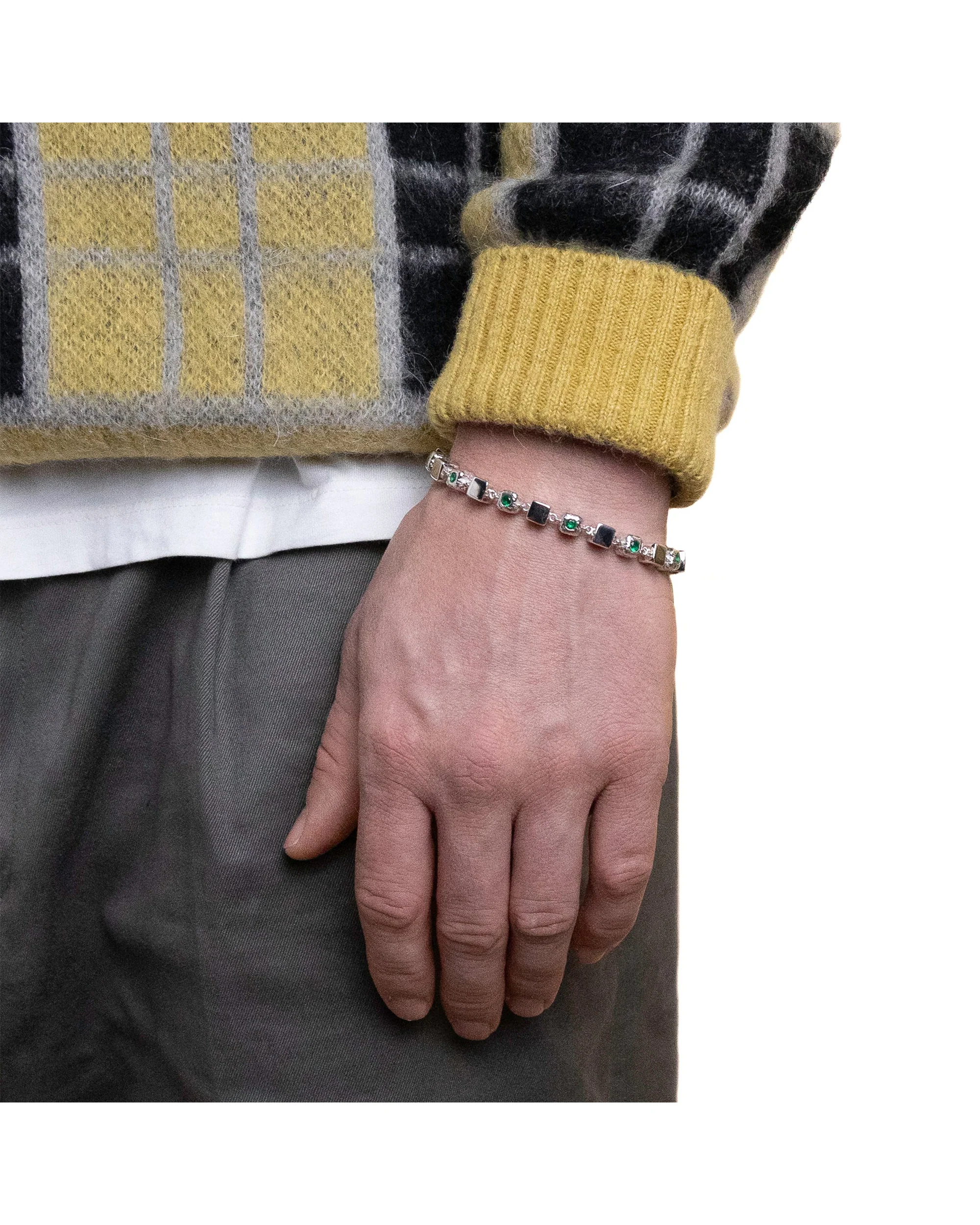 Romi's Bracelet (Silver 925/Emerald) - Image 4