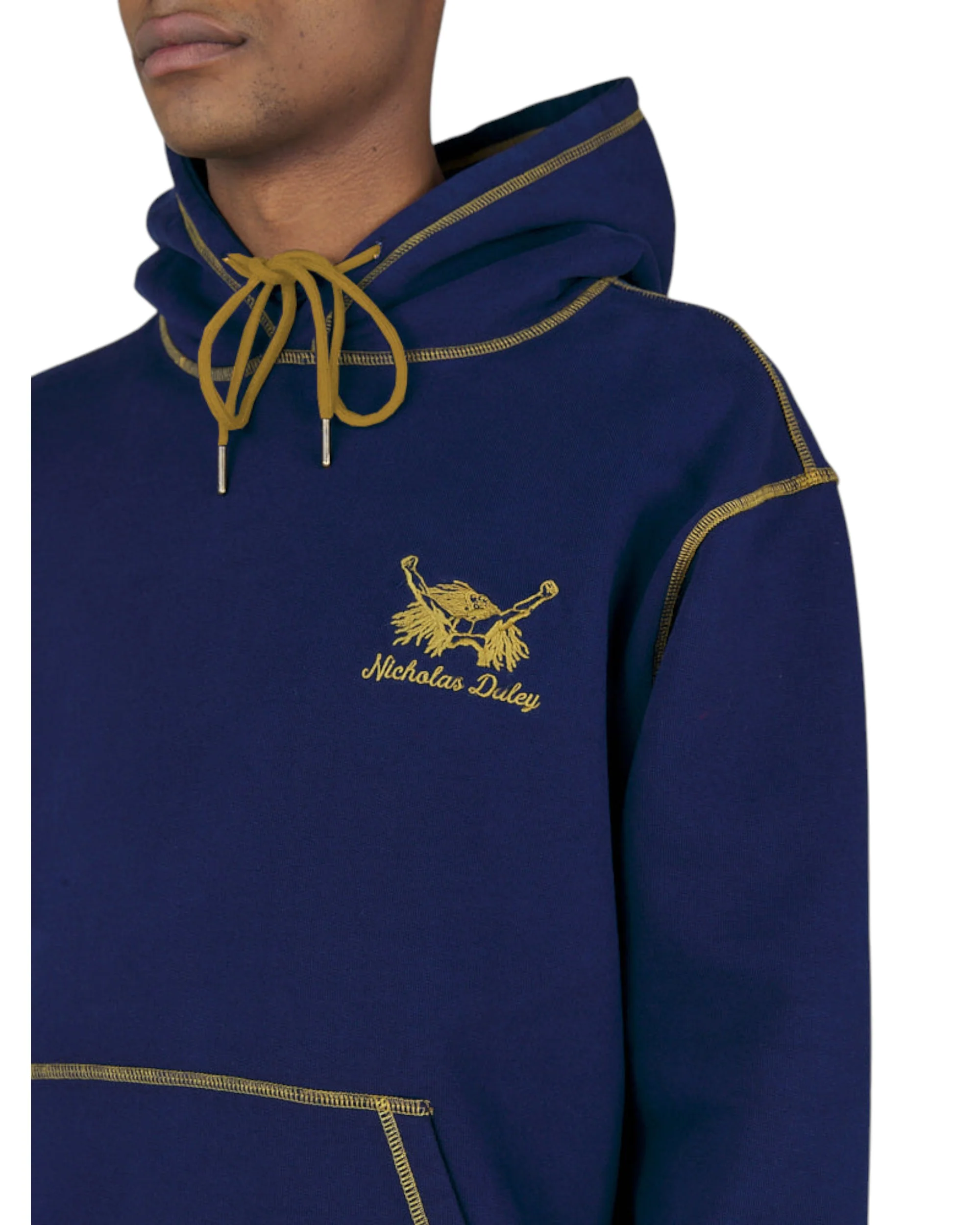 ROOTS ROCK REGGAE KLUB HOODIE - MIDNIGHT SWEATSHIRTING - Image 2