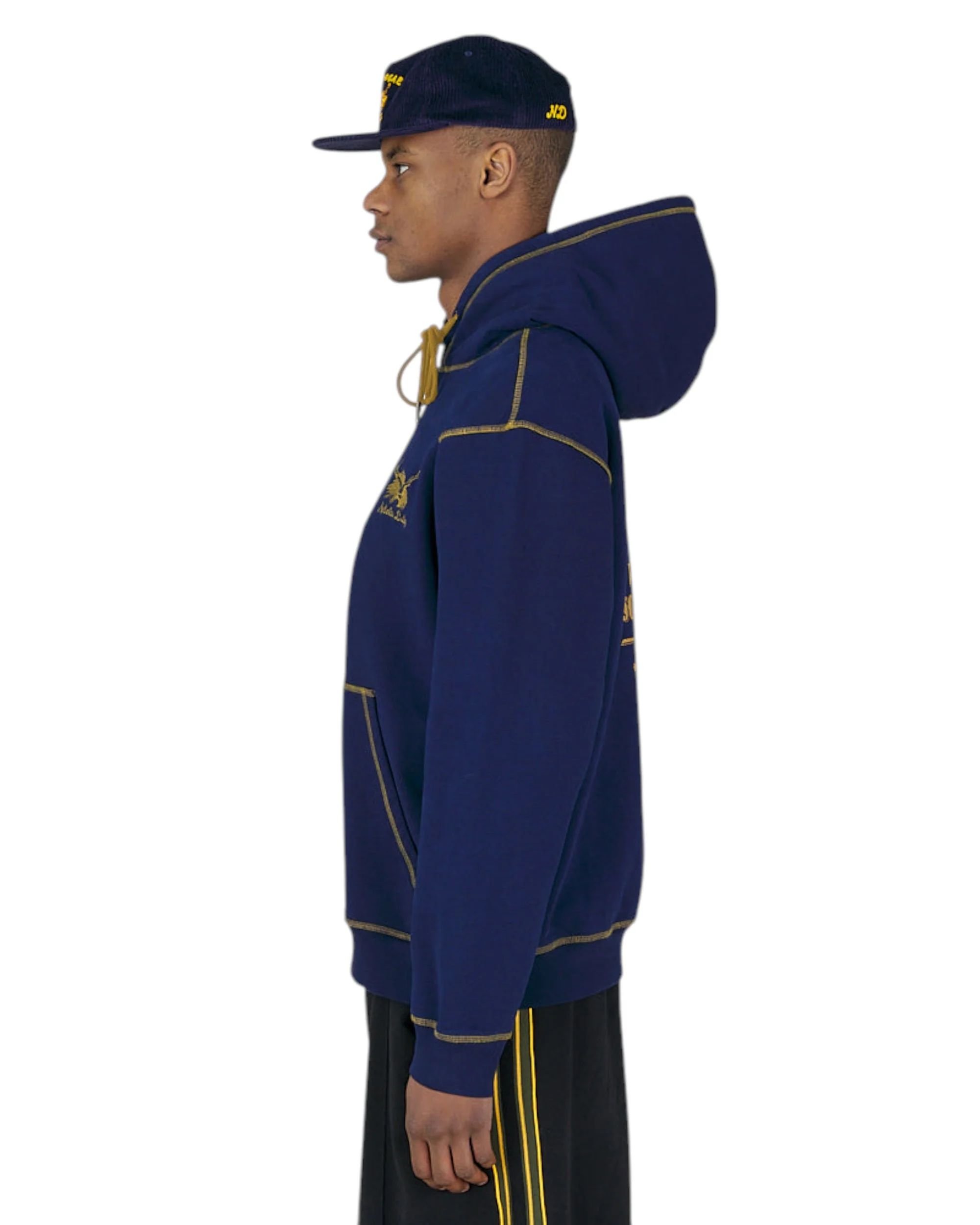 ROOTS ROCK REGGAE KLUB HOODIE - MIDNIGHT SWEATSHIRTING - Image 3