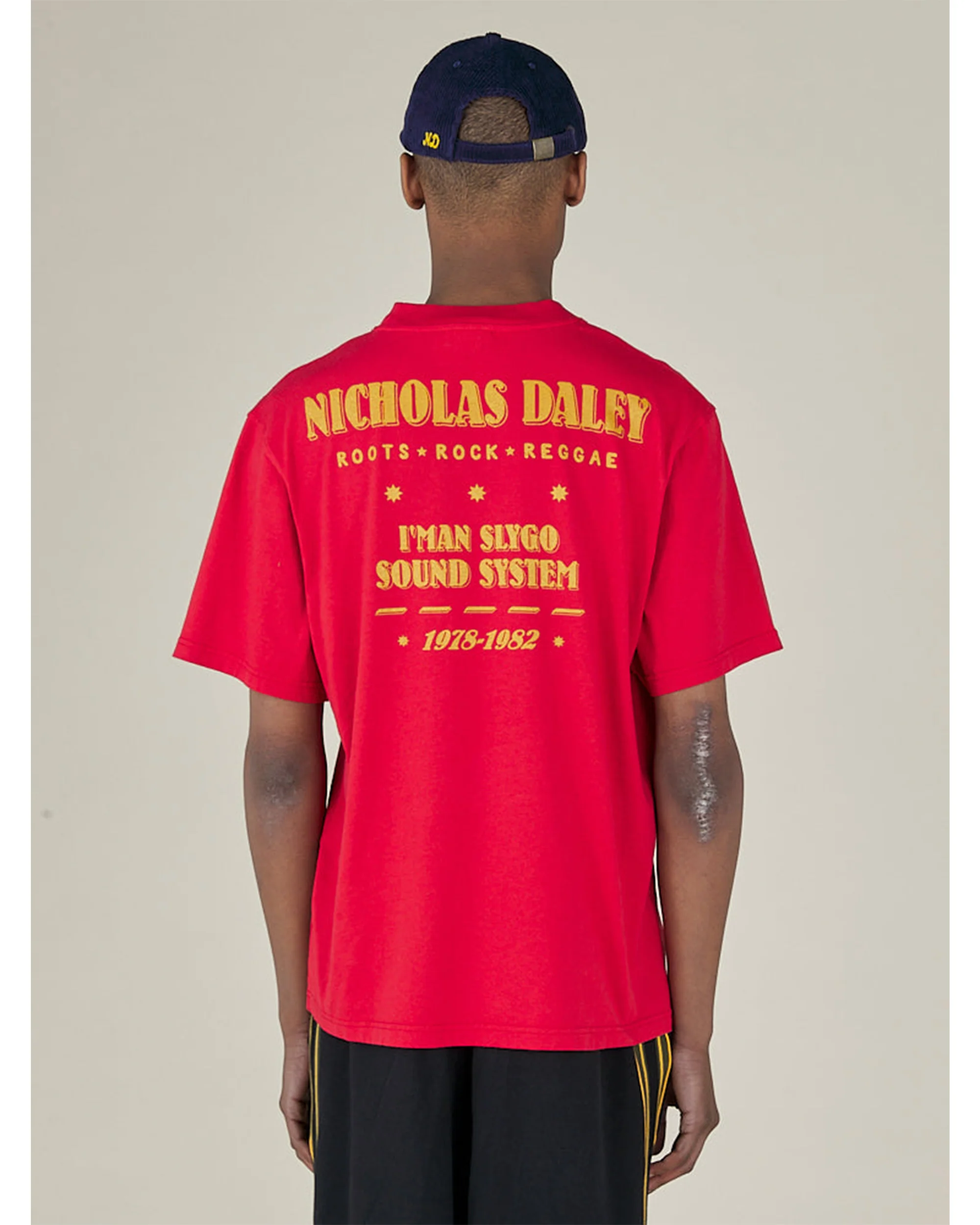 ROOTS ROCK REGGAE TEE - RED - Image 2