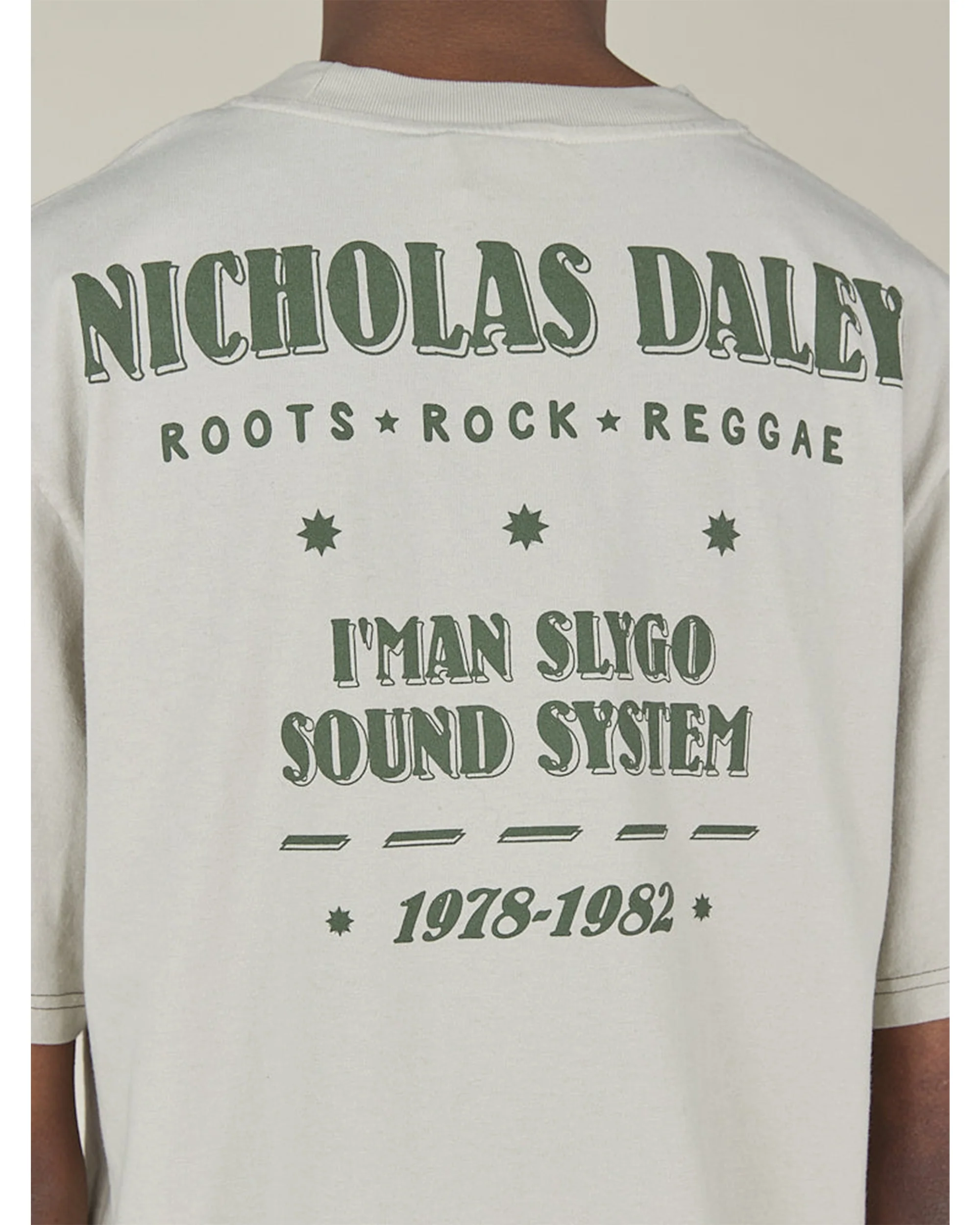 ROOTS ROCK REGGAE TEE - SILVER - Image 4