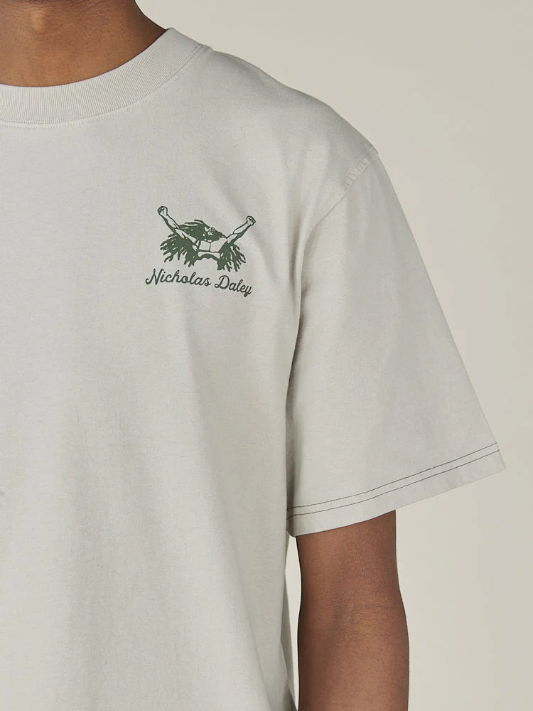 ROOTS ROCK REGGAE TEE - SILVER - Image 7