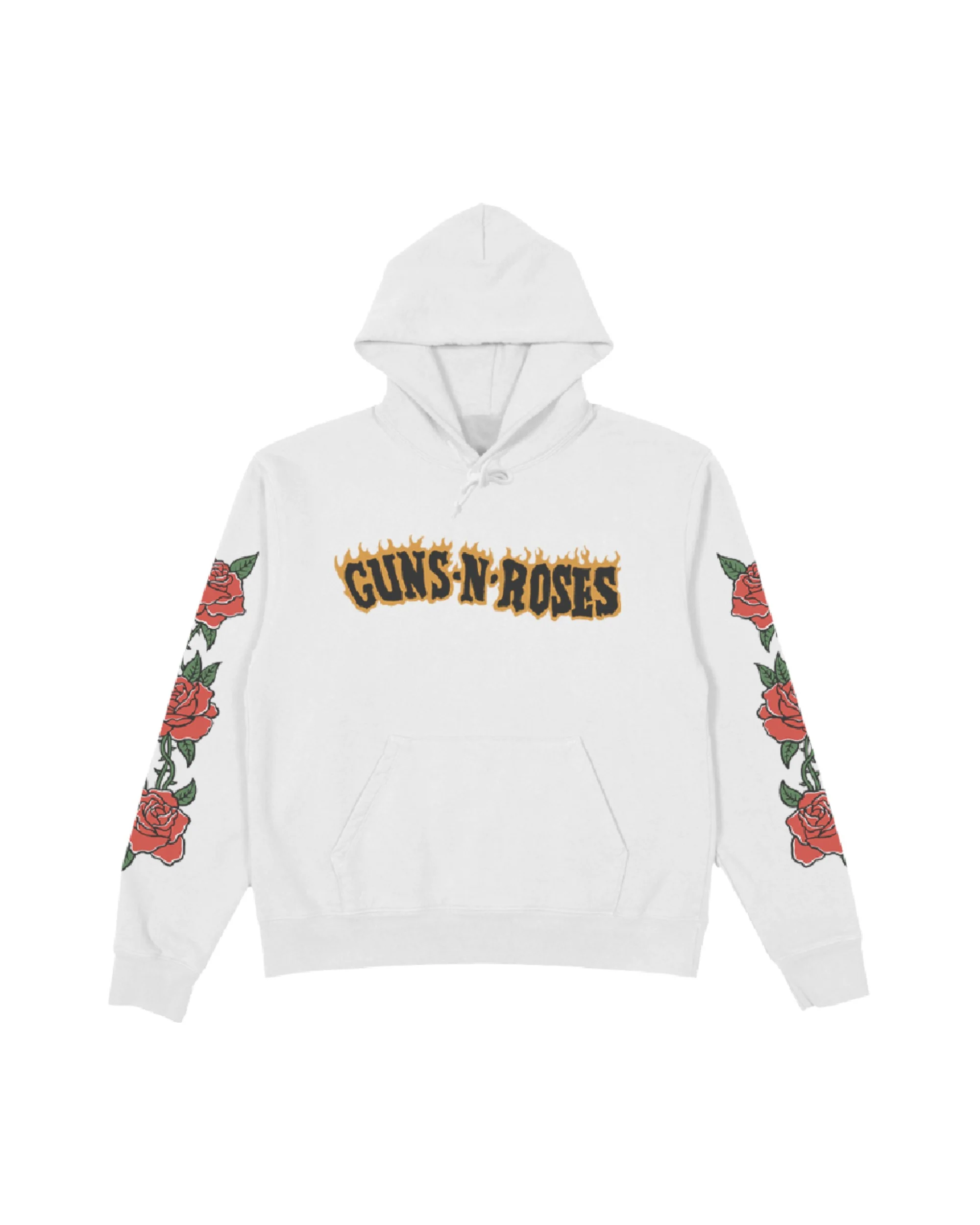 Roses White Hoodie