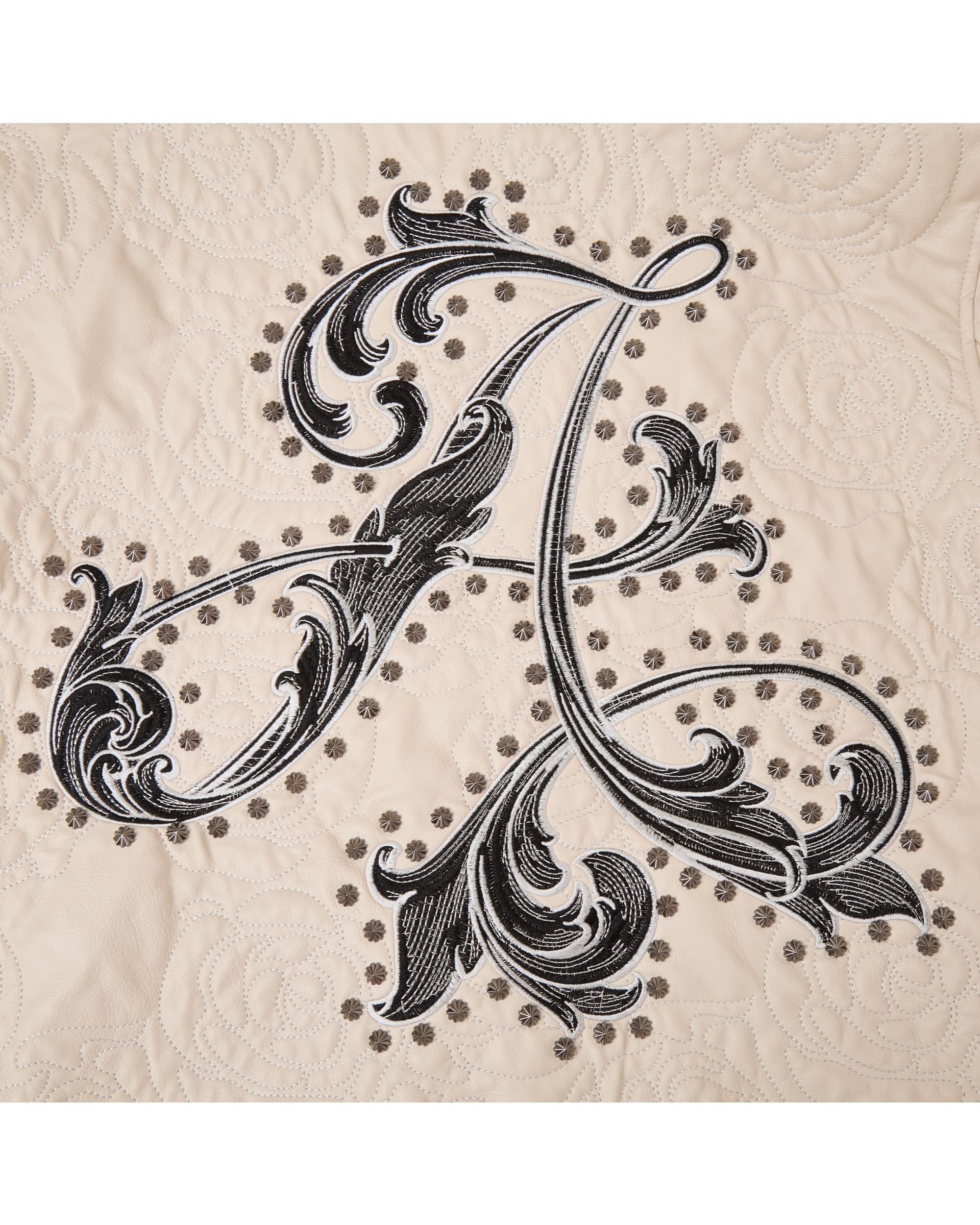 Rosette Embroidered Jacket - Off White - Image 5