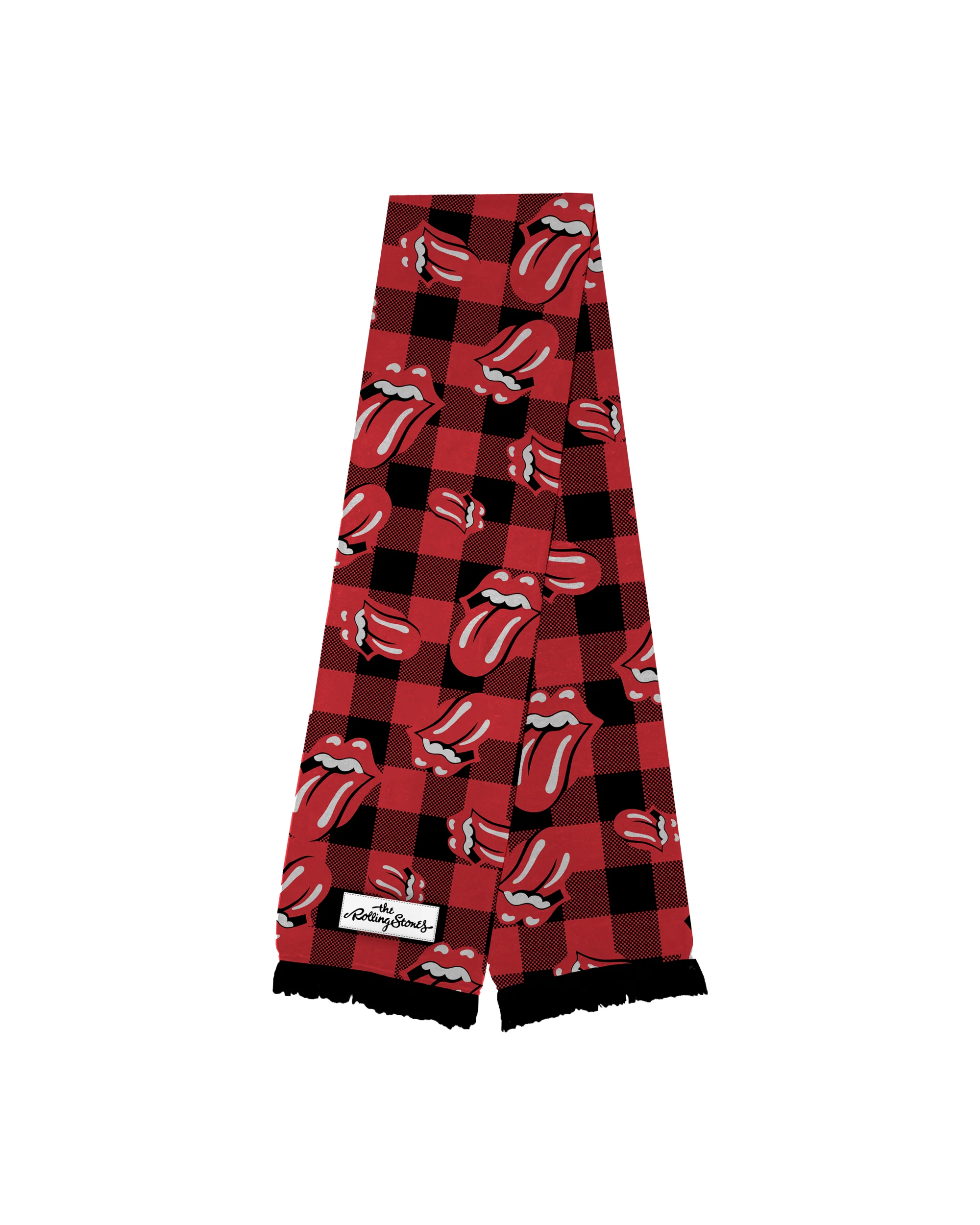RS Tongue Plaid Winter Scarf
