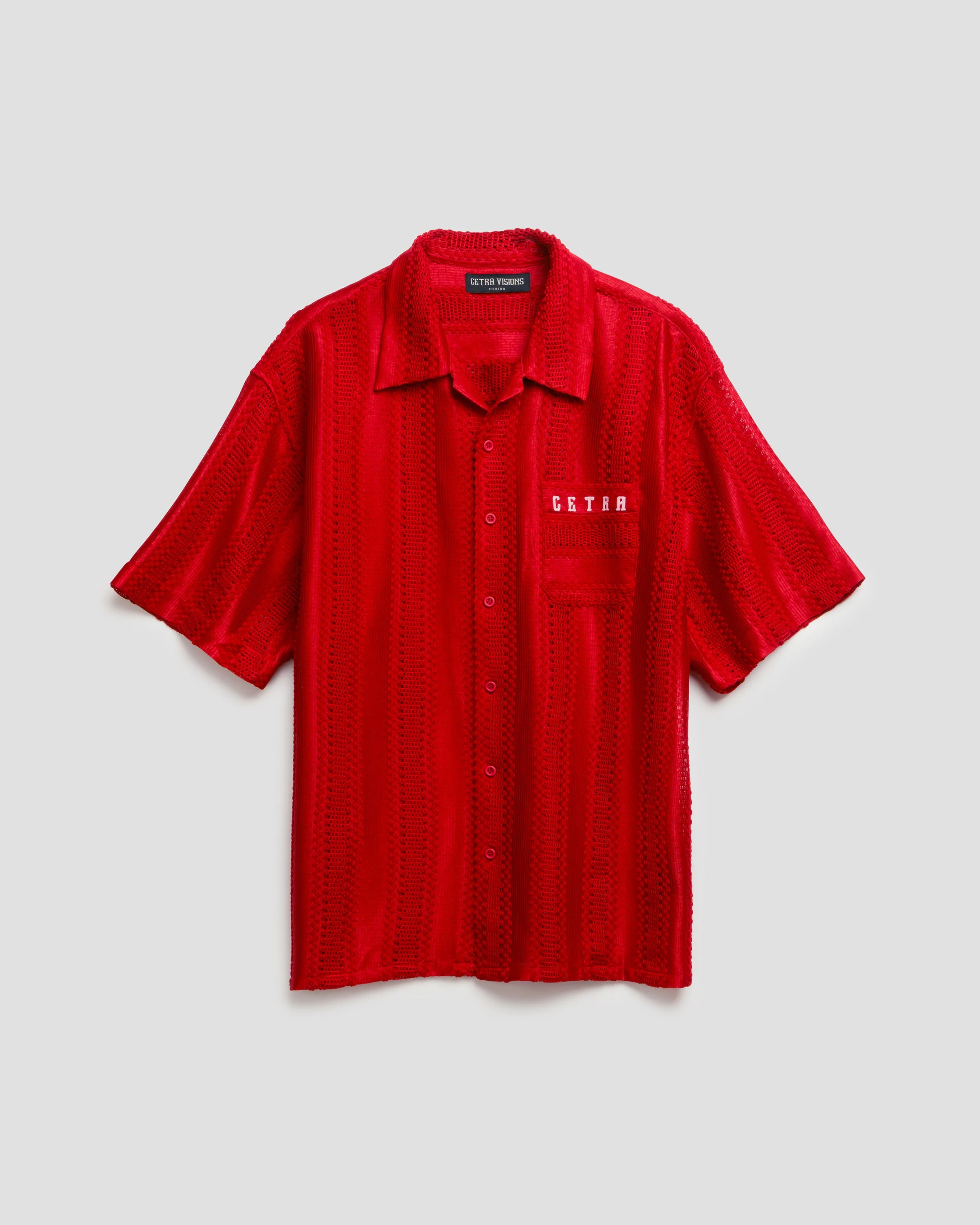 RUBY RED KNIT SHIRT - Image 5
