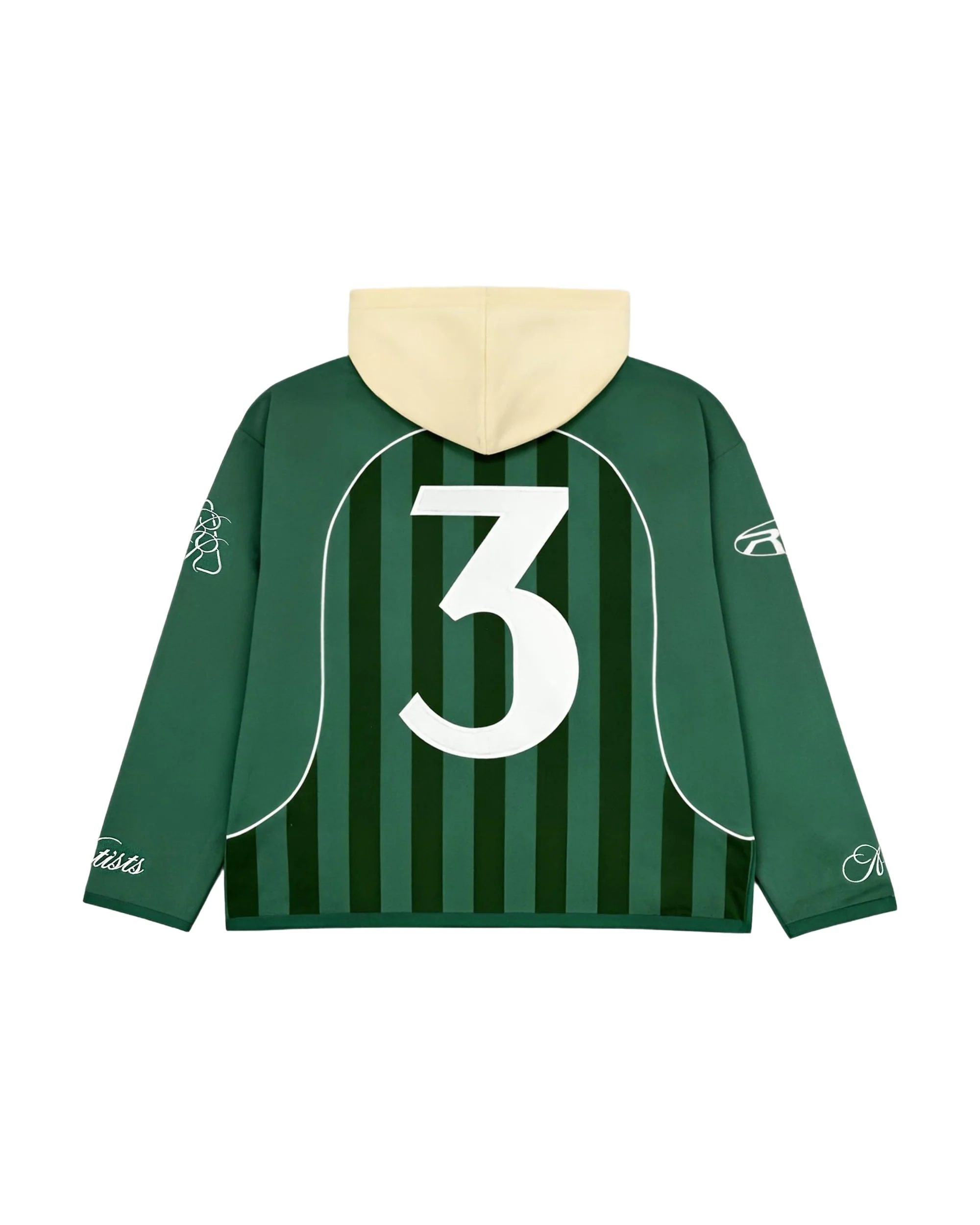 RUGBY JERSEY HOODIE- GREEN (PRE-ORDER) - Image 3