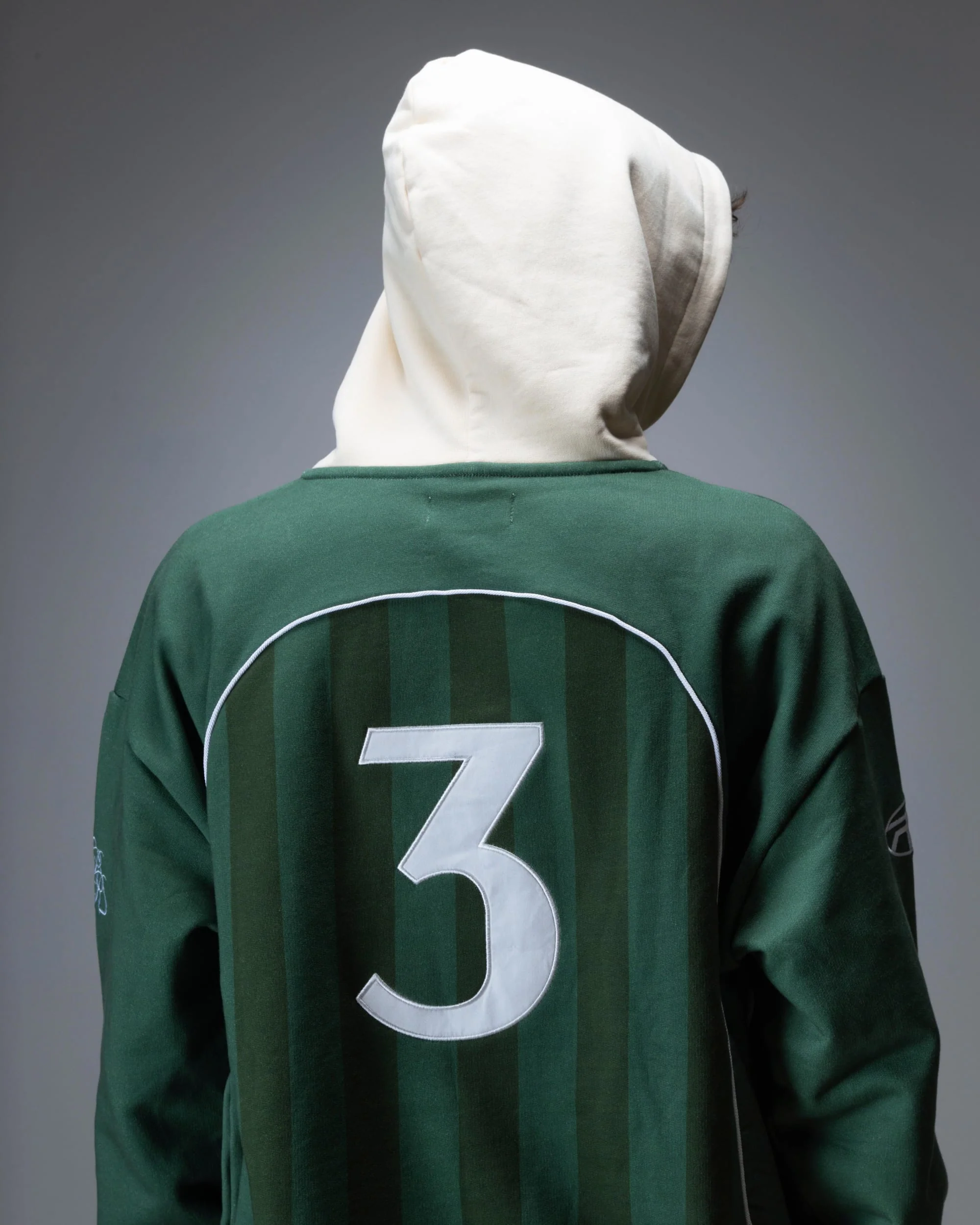 RUGBY JERSEY HOODIE- GREEN (PRE-ORDER) - Image 4