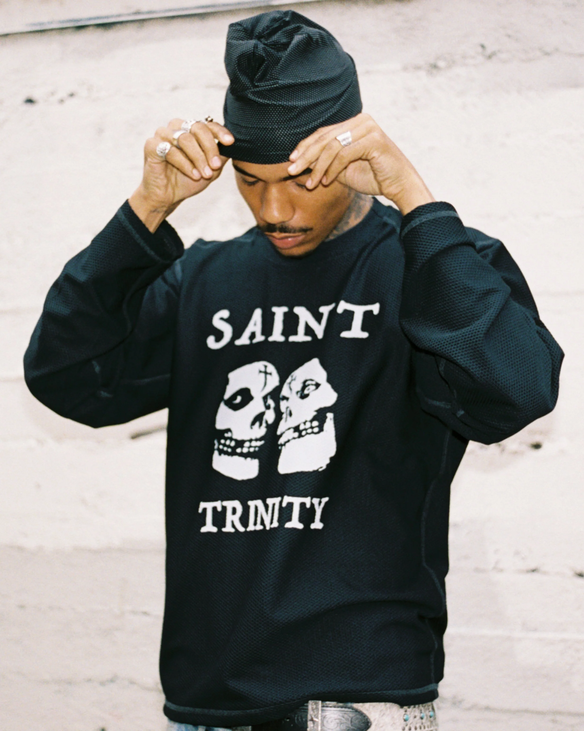 Saint Jersey - Black - Image 4