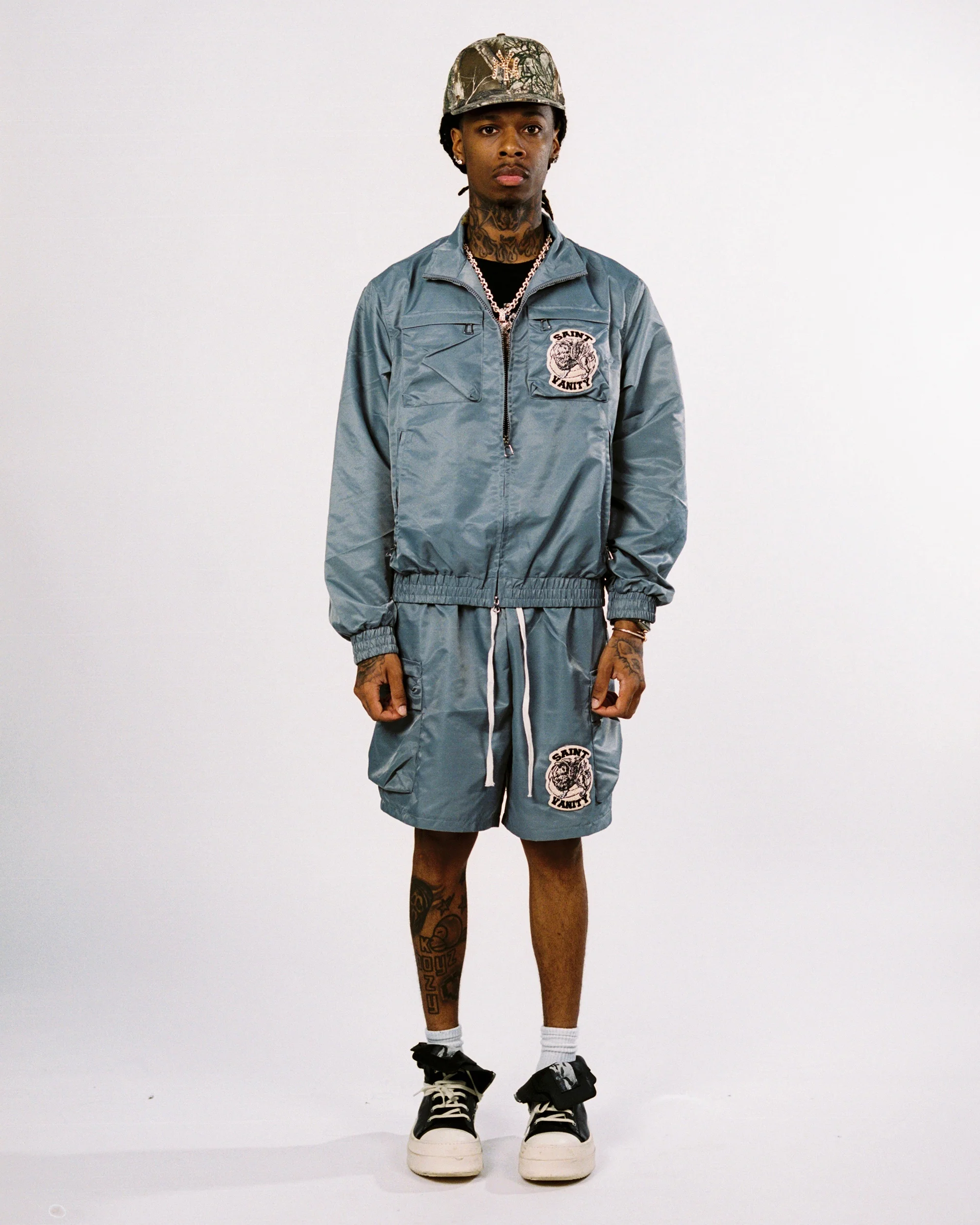 SAINT VANITY™ CARGO JACKET – GREY + - Image 5
