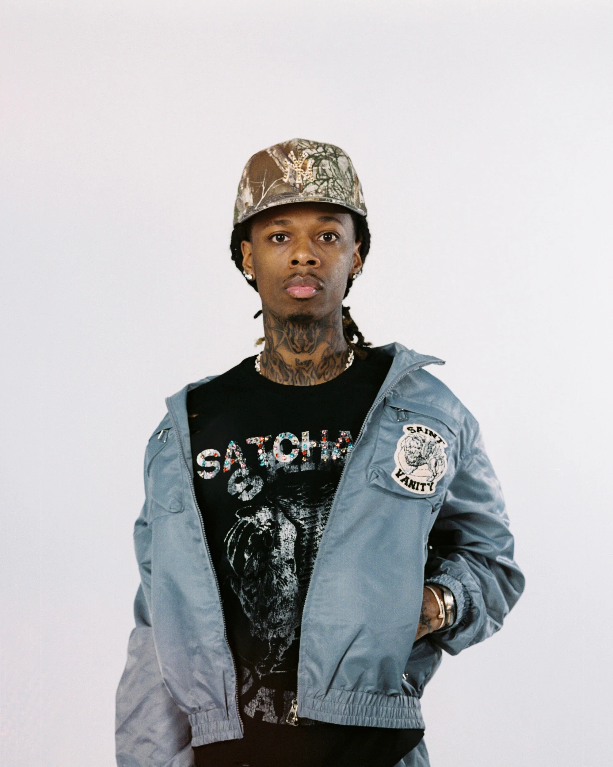 SAINT VANITY™ CARGO JACKET – GREY + - Image 6