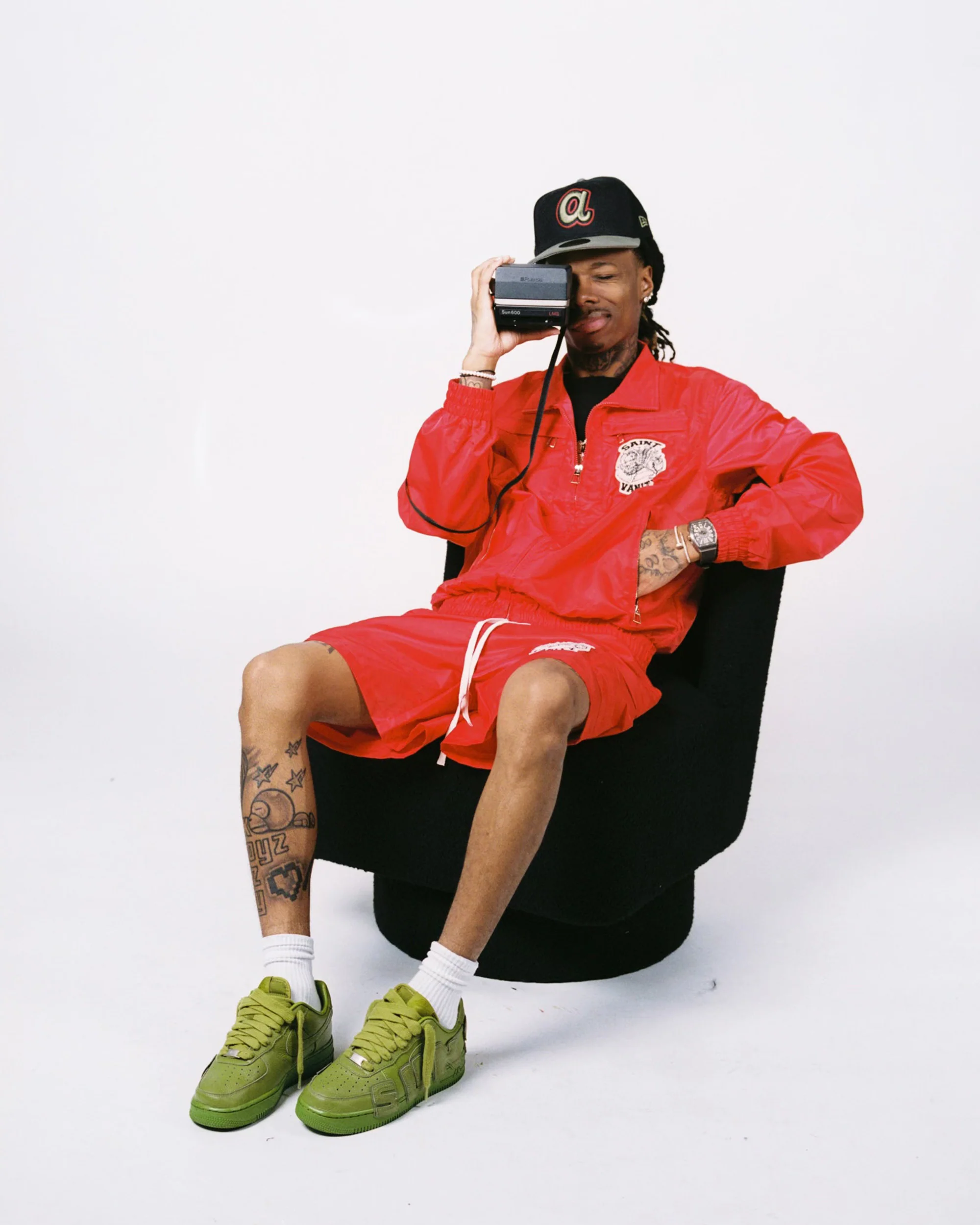 SAINT VANITY™ CARGO JACKET – RED + - Image 5