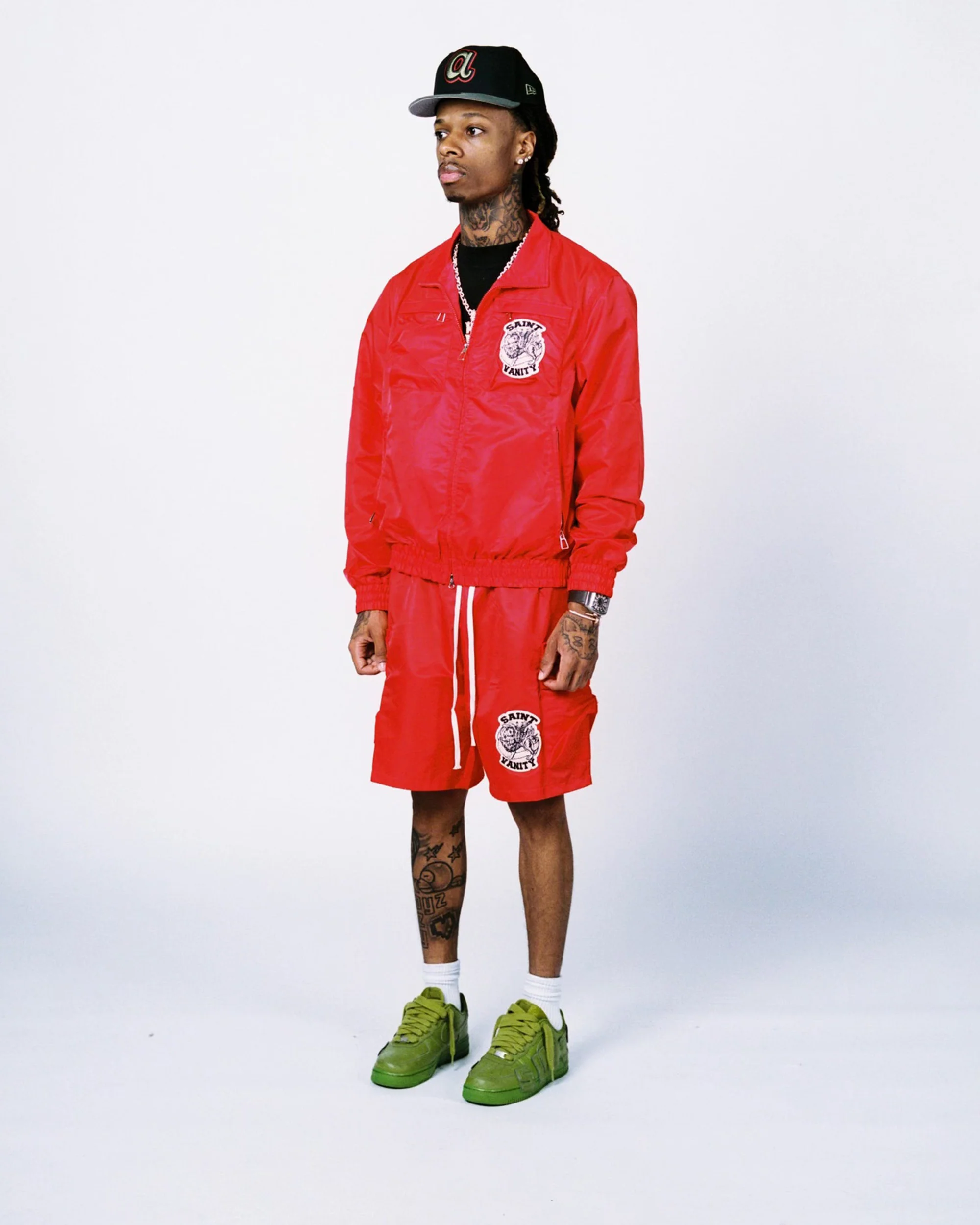 SAINT VANITY™ CARGO JACKET – RED + - Image 9