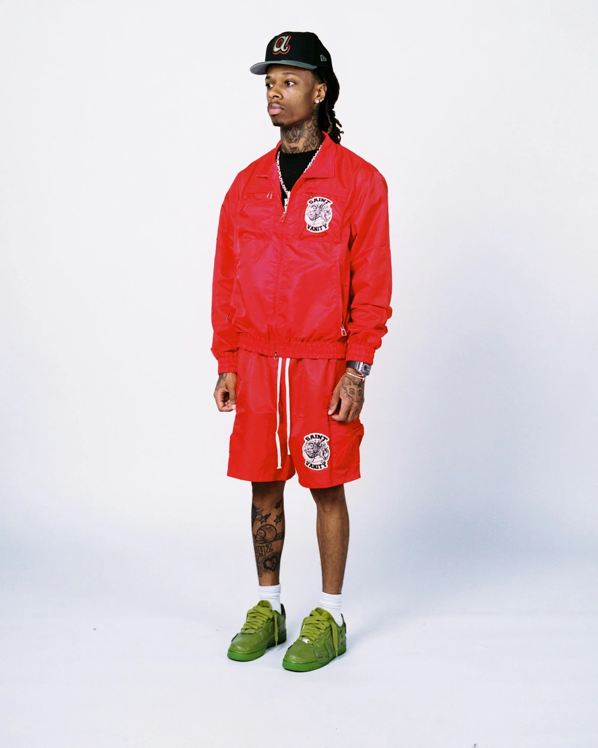 SAINT VANITY™ CARGO SHORTS – RED + - Image 3