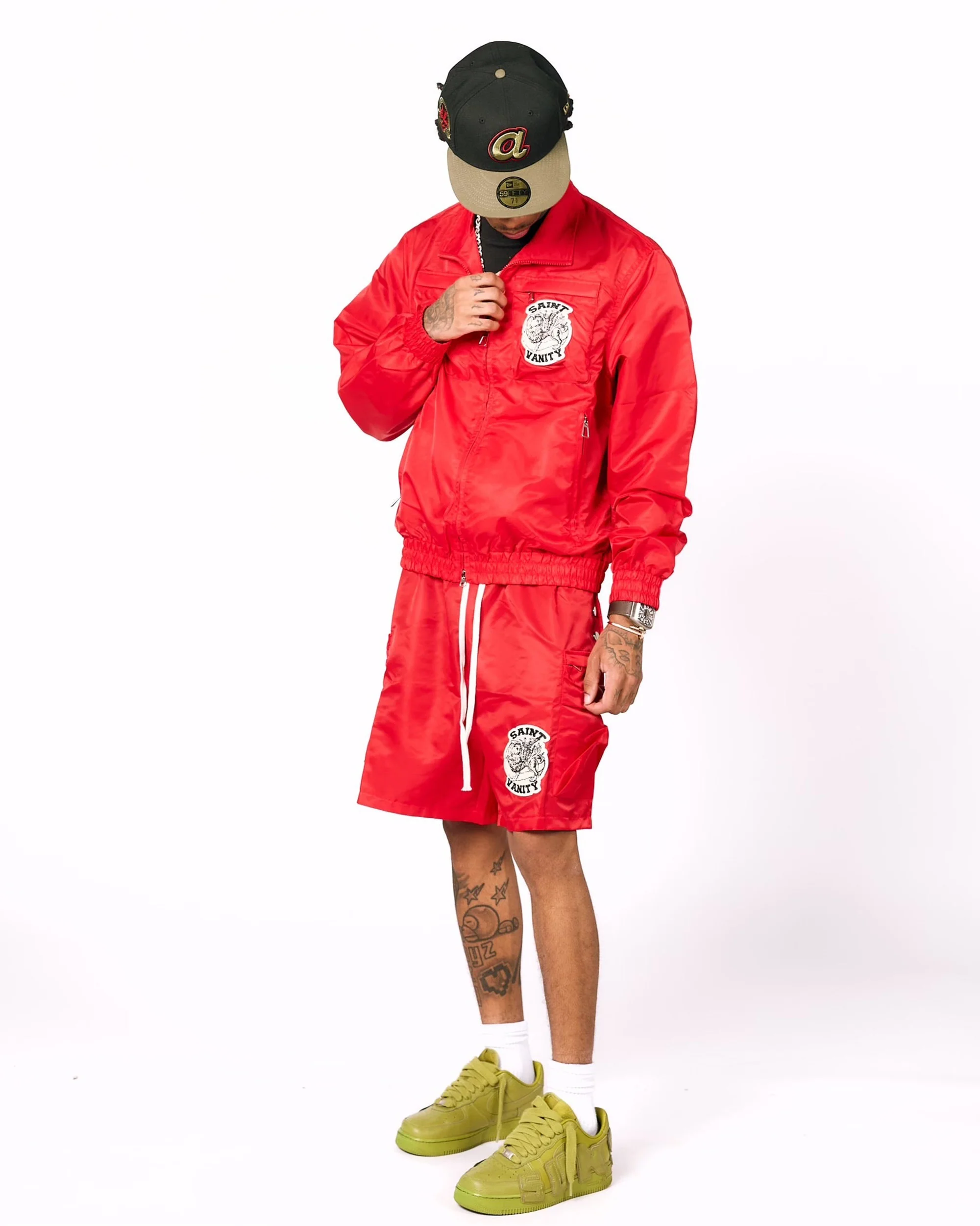 SAINT VANITY™ CARGO SHORTS – RED + - Image 6